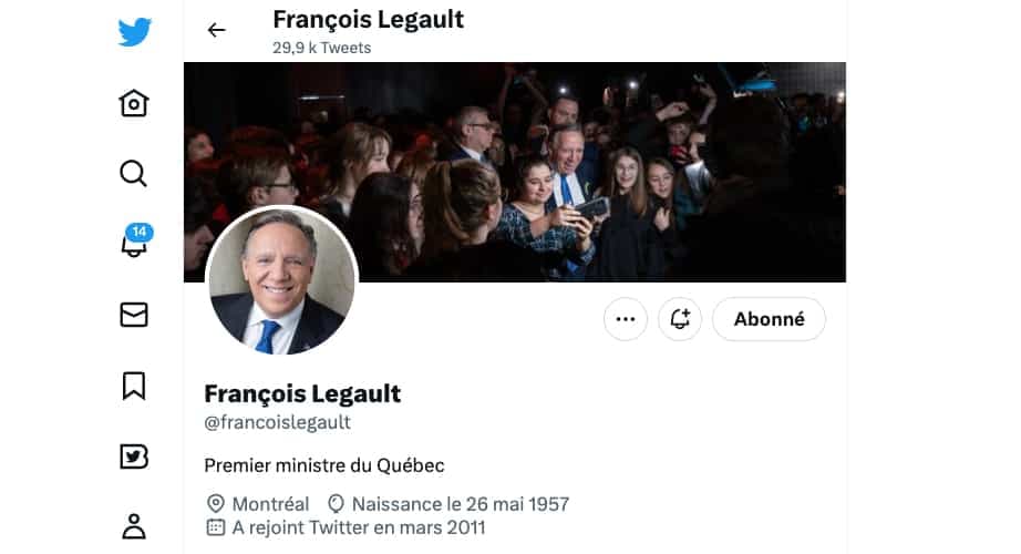 Capture d'écran Twitter