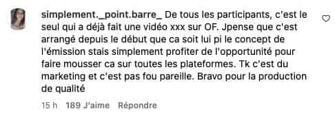 Capture d'écran / Instagram Noémie Dufresne