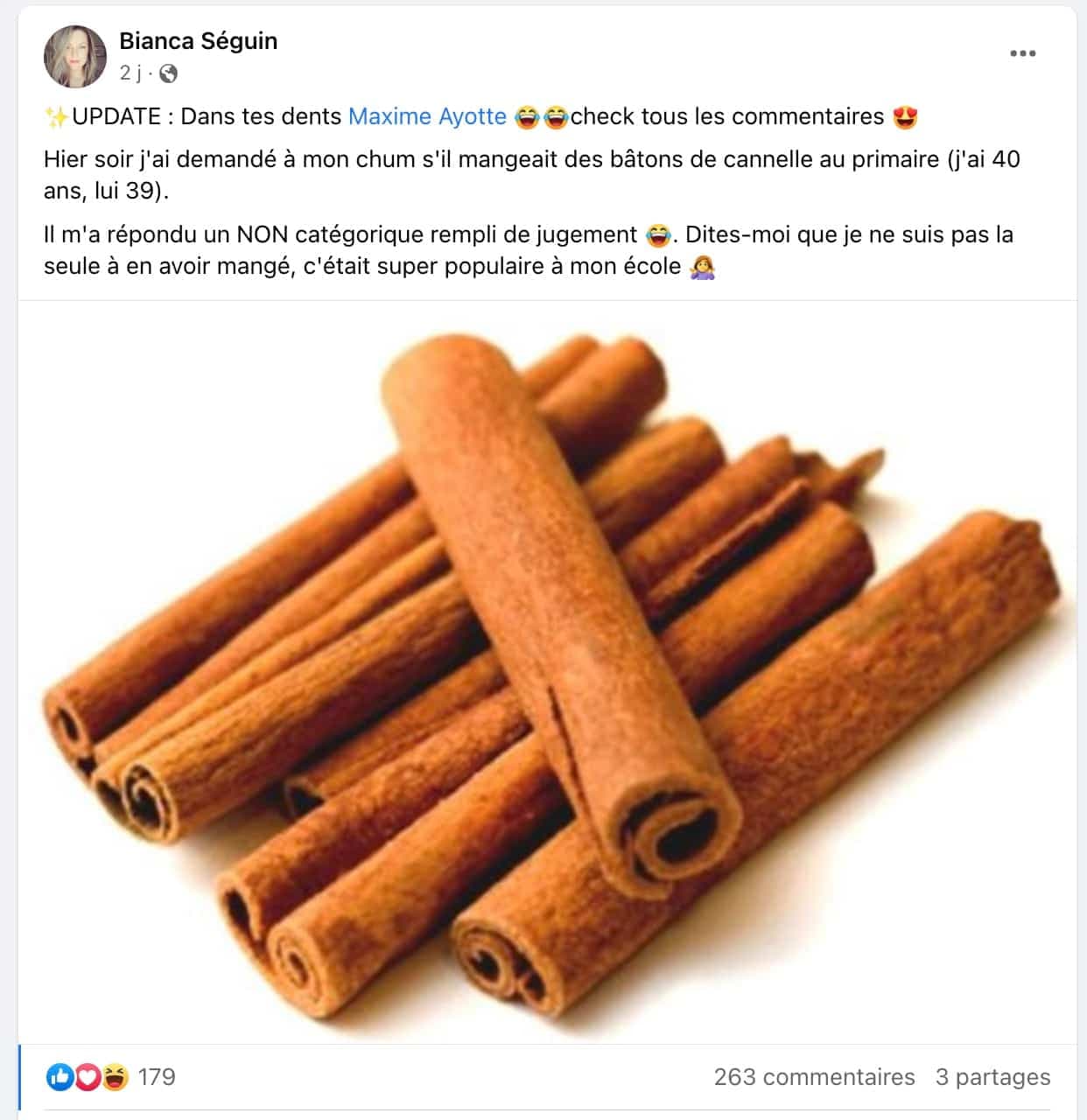 Capture d'écran / Facebook Souvenirs Jeunesse