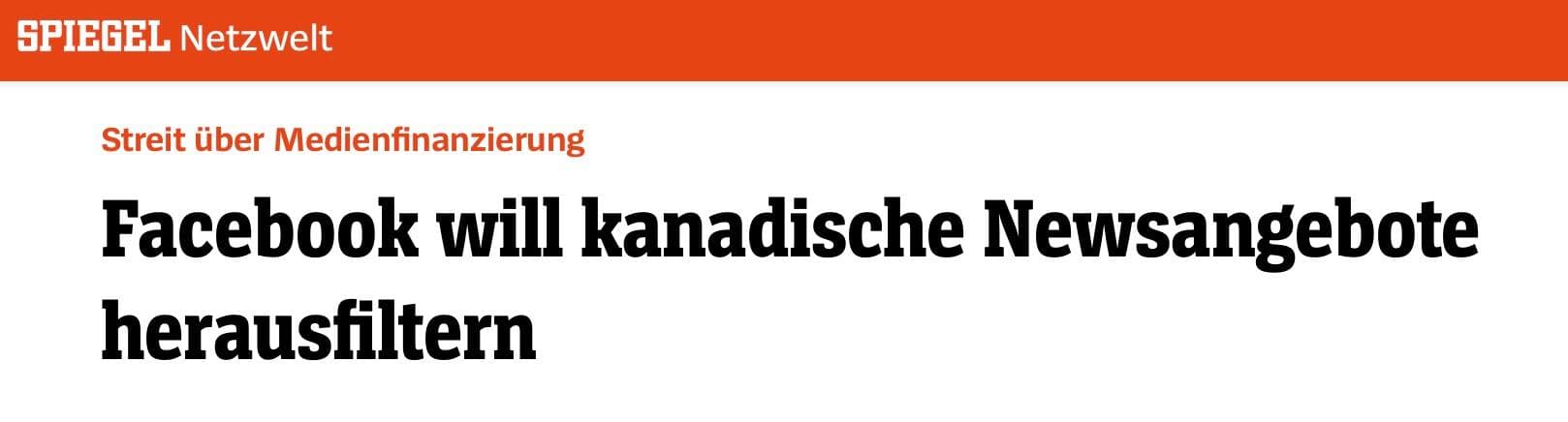 CAPTURE TIRÉE DU SITE WEB DE SPIEGEL