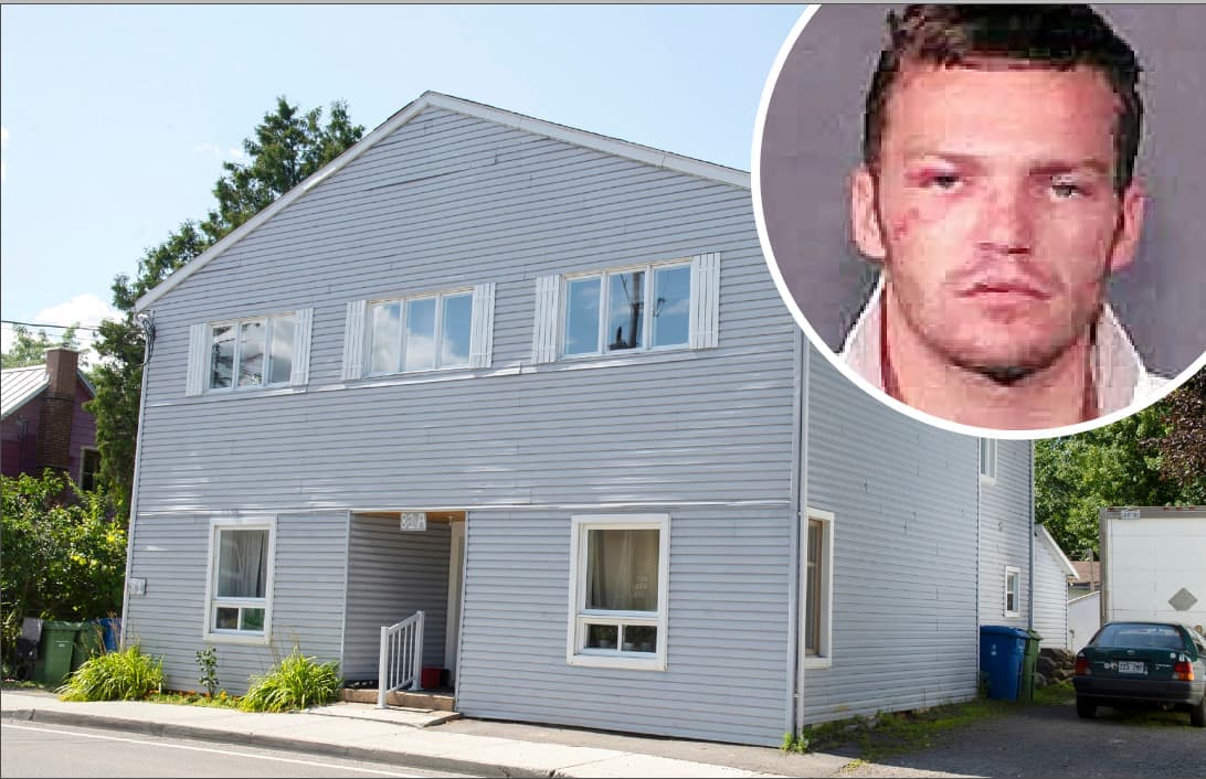 Dave Ouellette est accusé d'avoir tué un sexagénaire le 11 juillet dernier dans ce duplex, à Oka.