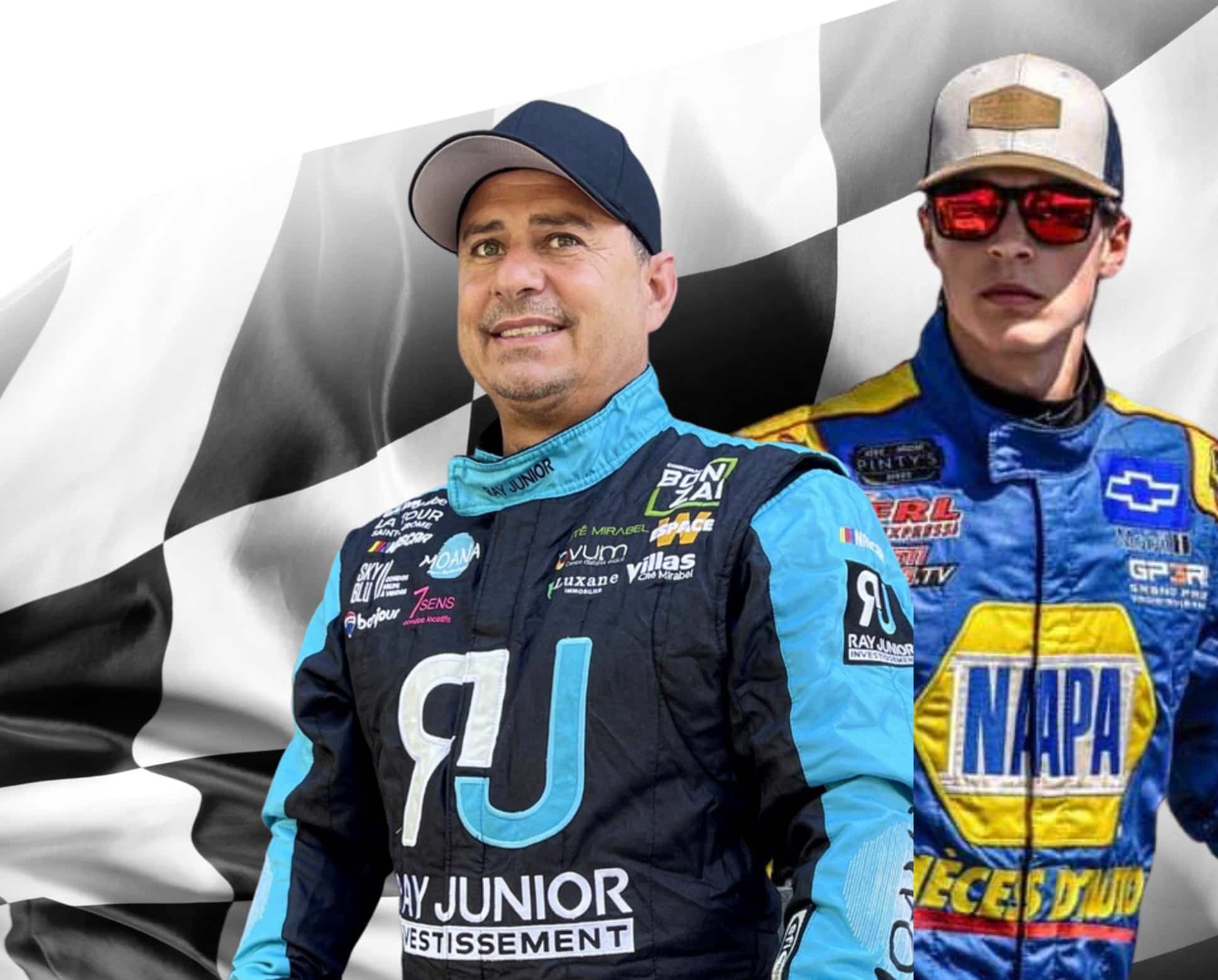 Ray Junior Courtemanche et Raphäel Lessard vont faire équipe cette année dans la série canadienne NASCAR Pinty’s.