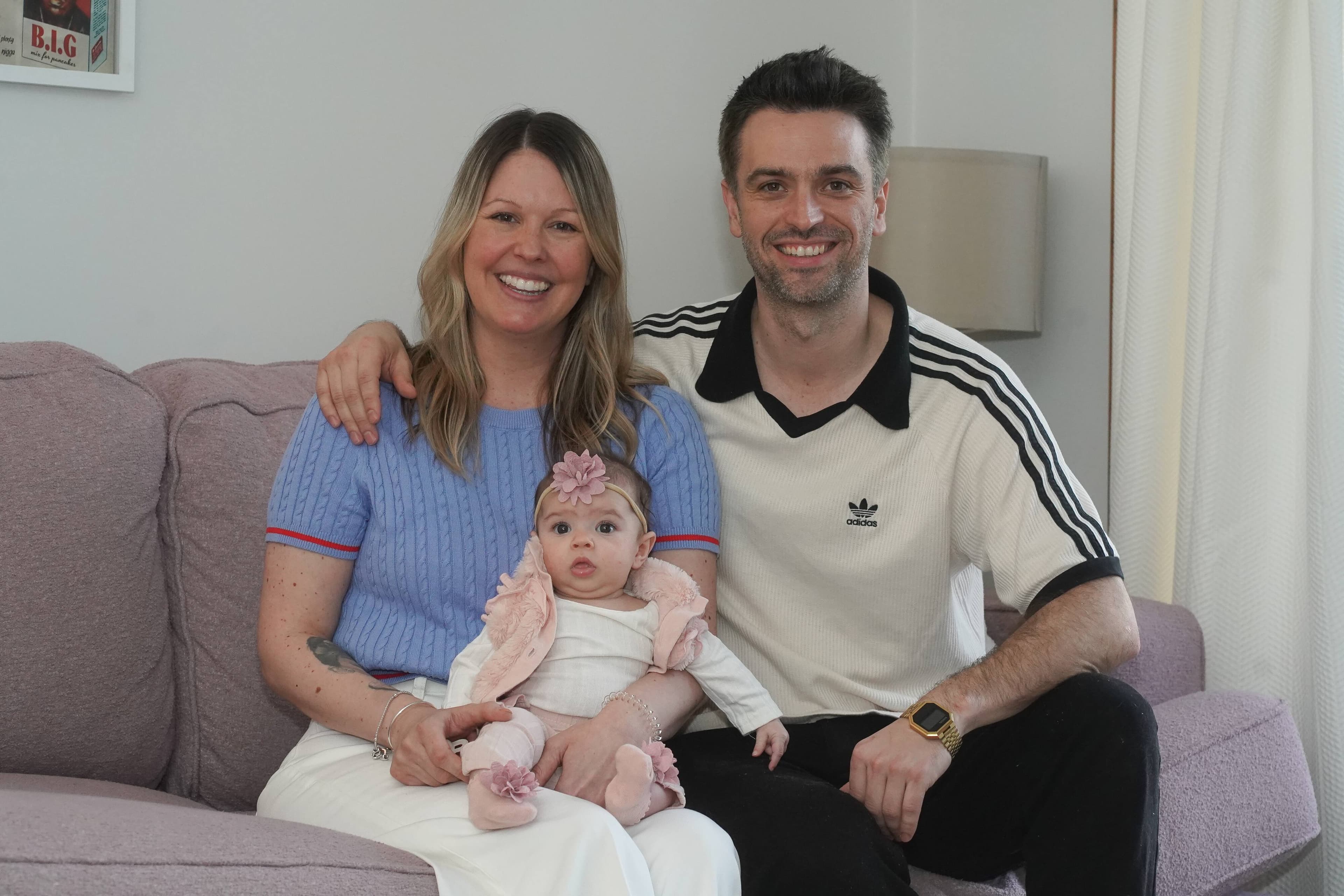 La petite Madeleine est une source de bonheur indescriptible pour ses parents, Daniel Richard et Audrey Bouthillier-Coutu.