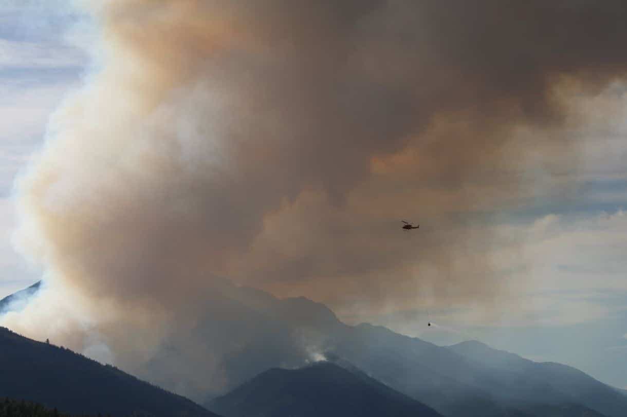 Capture écran Twitter BC Wildfire Service