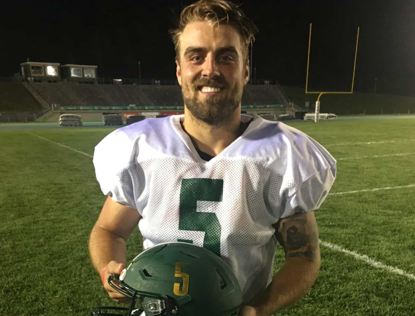 Jean-Philippe Hudon n’a pas tardé à s’imposer à sa première et dernière saison dans l’uniforme du Vert et Or. Jean Carrier Journal de Québec