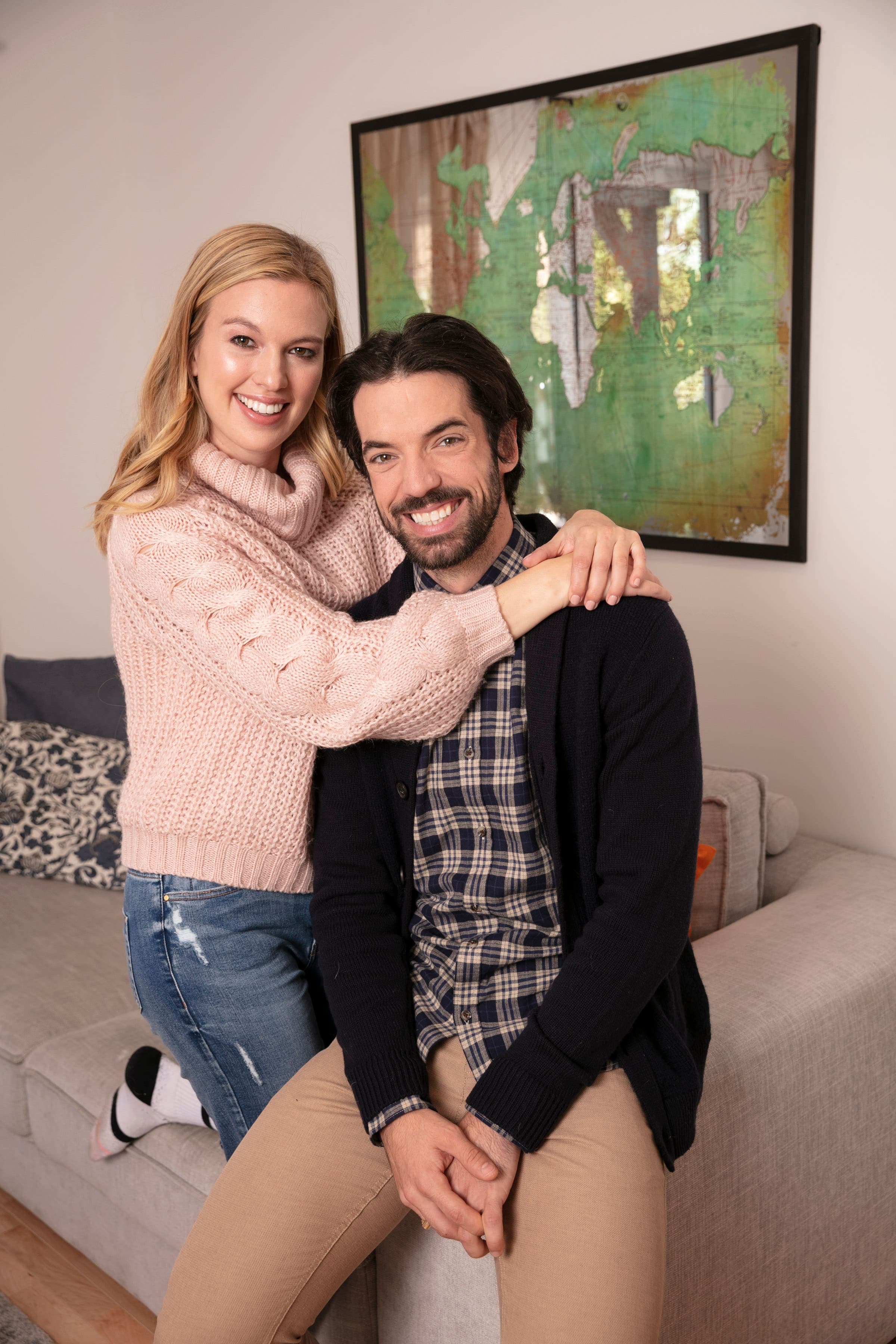 Geneviève Tardif et Charles Hamelin dans leur maison qui était affectée de vices cachés en 2018