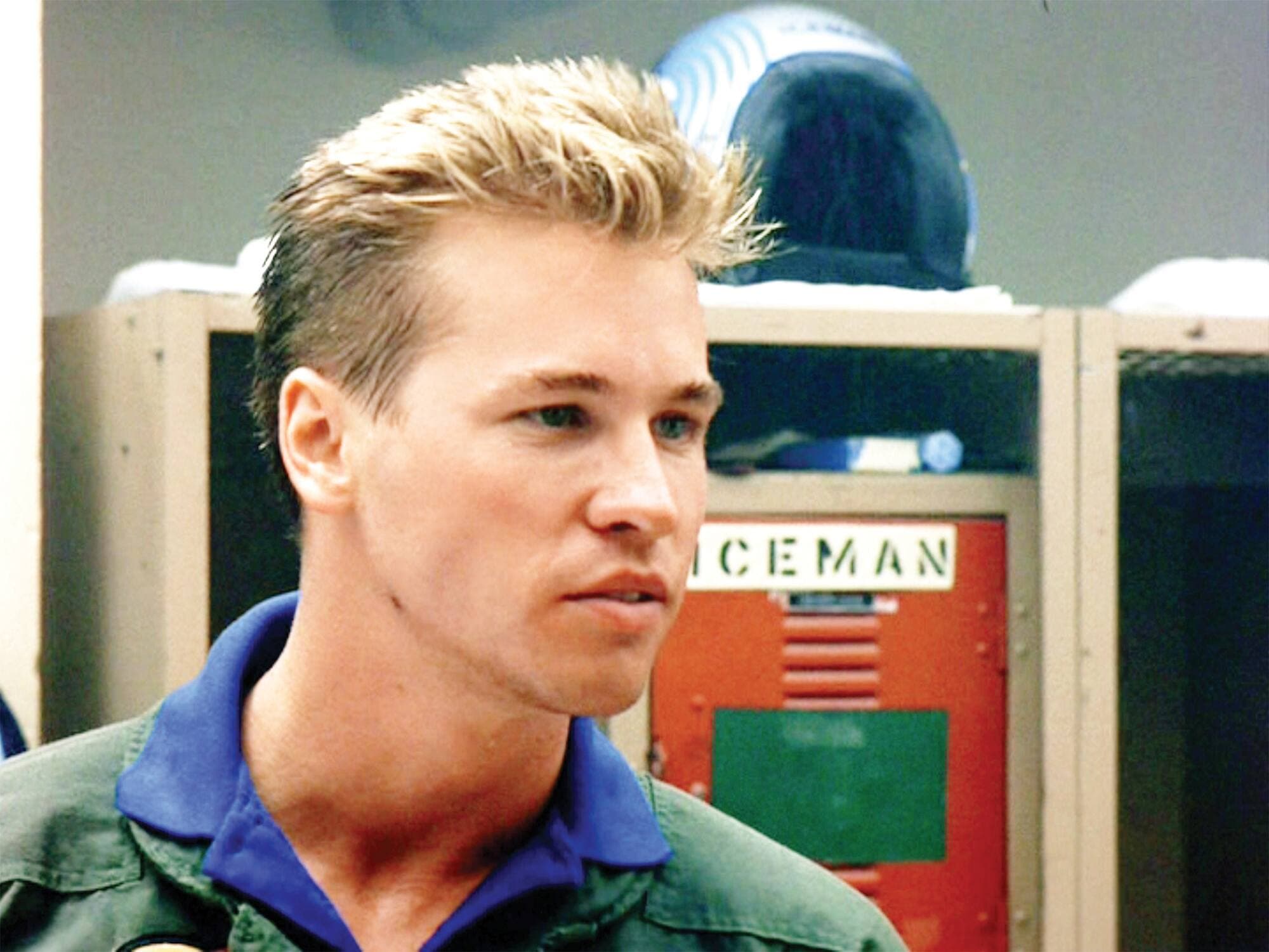 Val Kilmer dans le rôle de Tom «Iceman» Kazansky dans Top Gun.