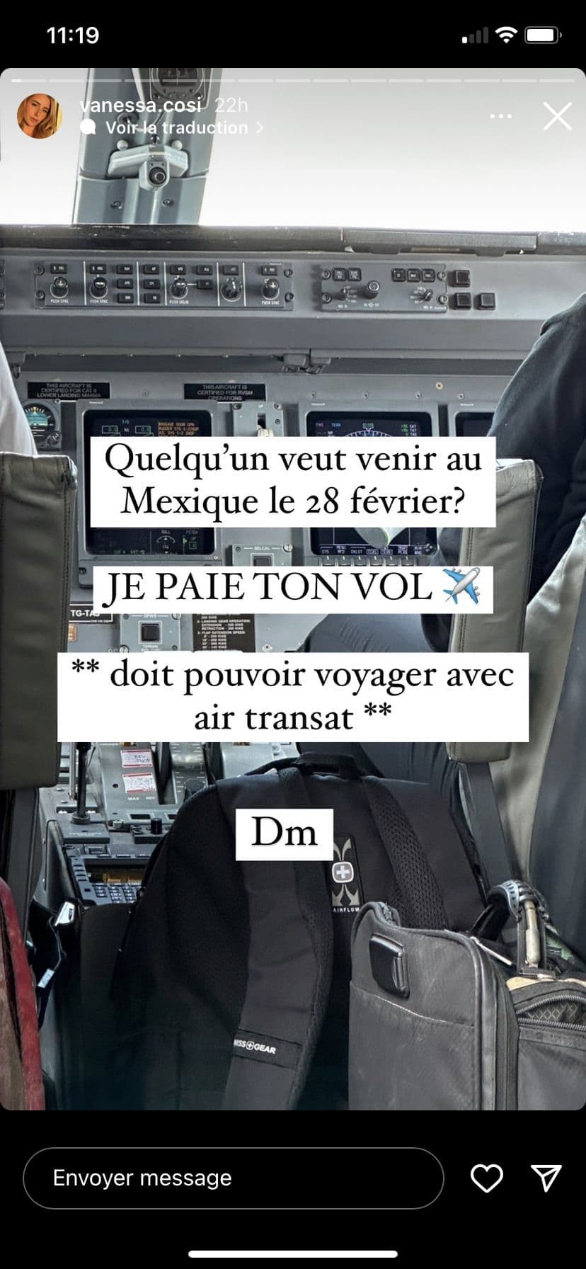 Instagram Vanessa Cosi