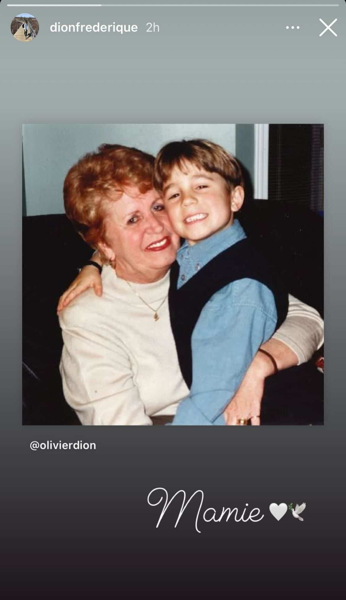 STORY INSTAGRAM / FRÉDÉRIQUE DION