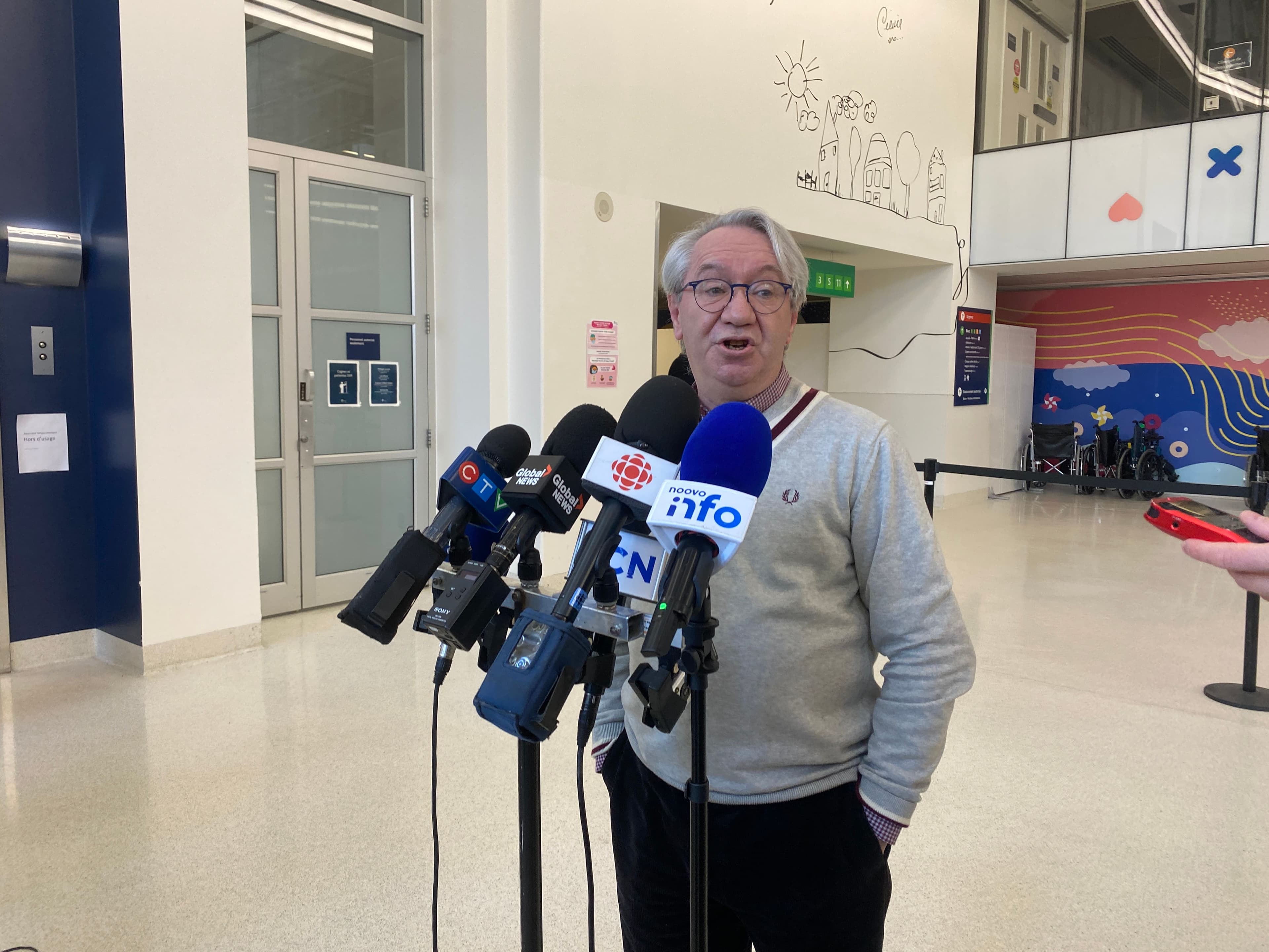 Dr Marc Girard, directeur des services professionnels de l’hôpital.