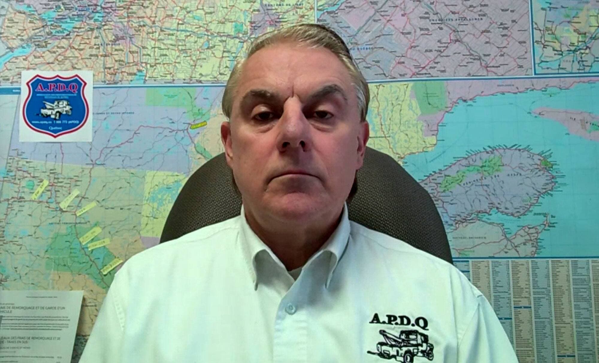 Réjean Breton, PDG de l’Association des professionnels du dépannage du Québec | capture d'écran TVA Nouvelles