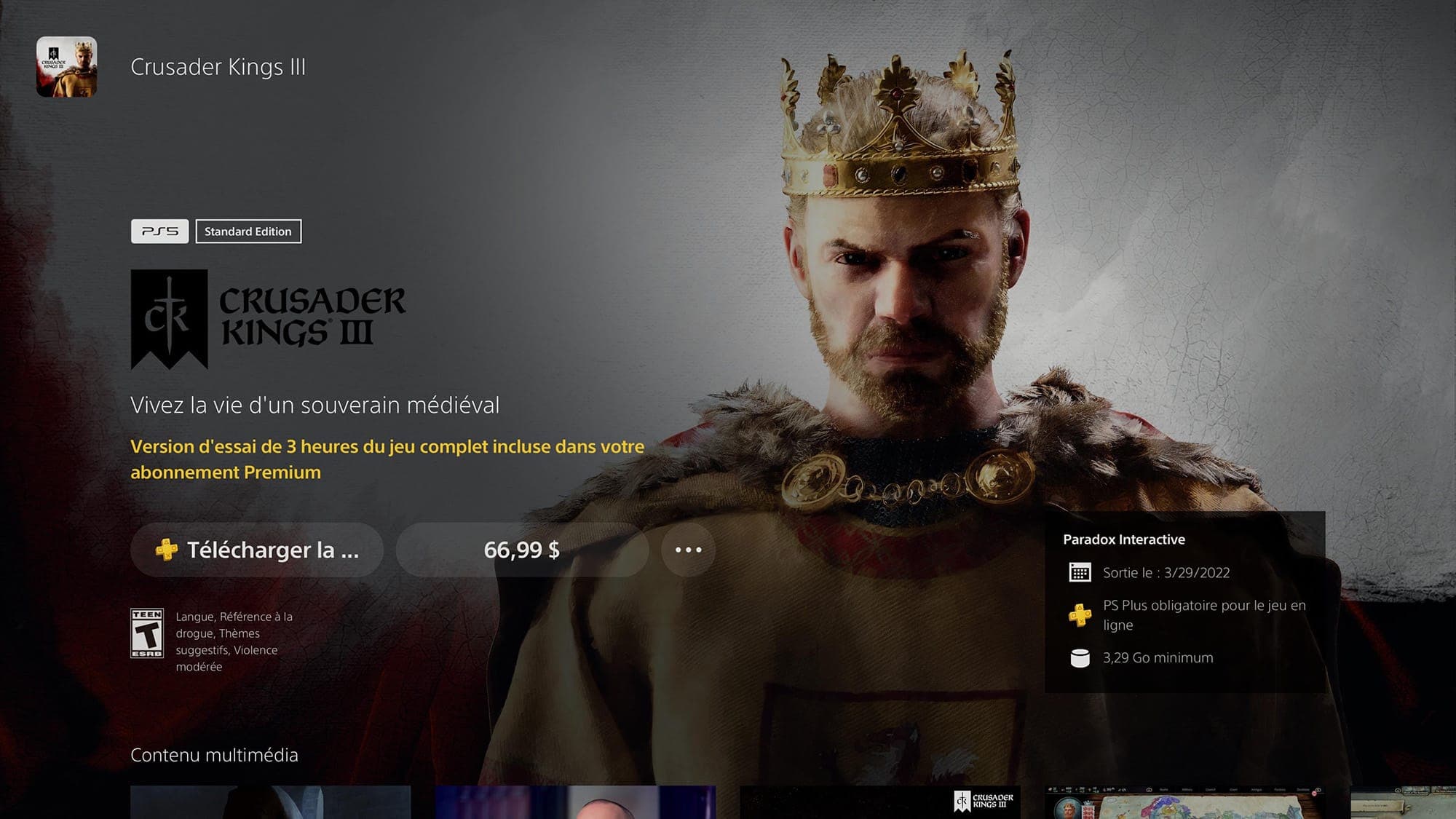 En trois heures, vous n’aurez probablement pas terminé le tutoriel de Crusader Kings III.