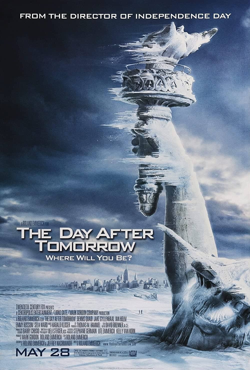La pochette du film «The Day After Tomorrow».