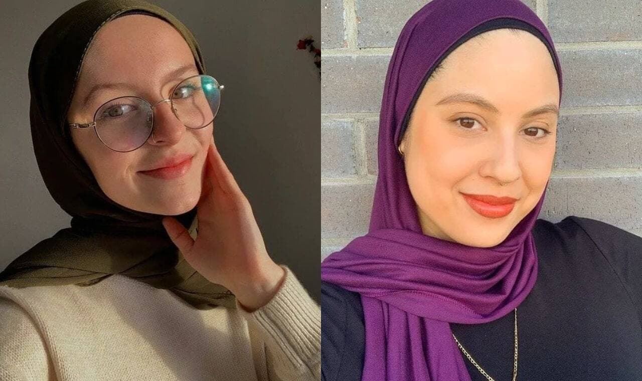 Émilie Turgeon et Joanie Santos, une future enseignante et une enseignante qui ne peuvent pas pratiquer leur métier parce qu’elles portent un hijab.