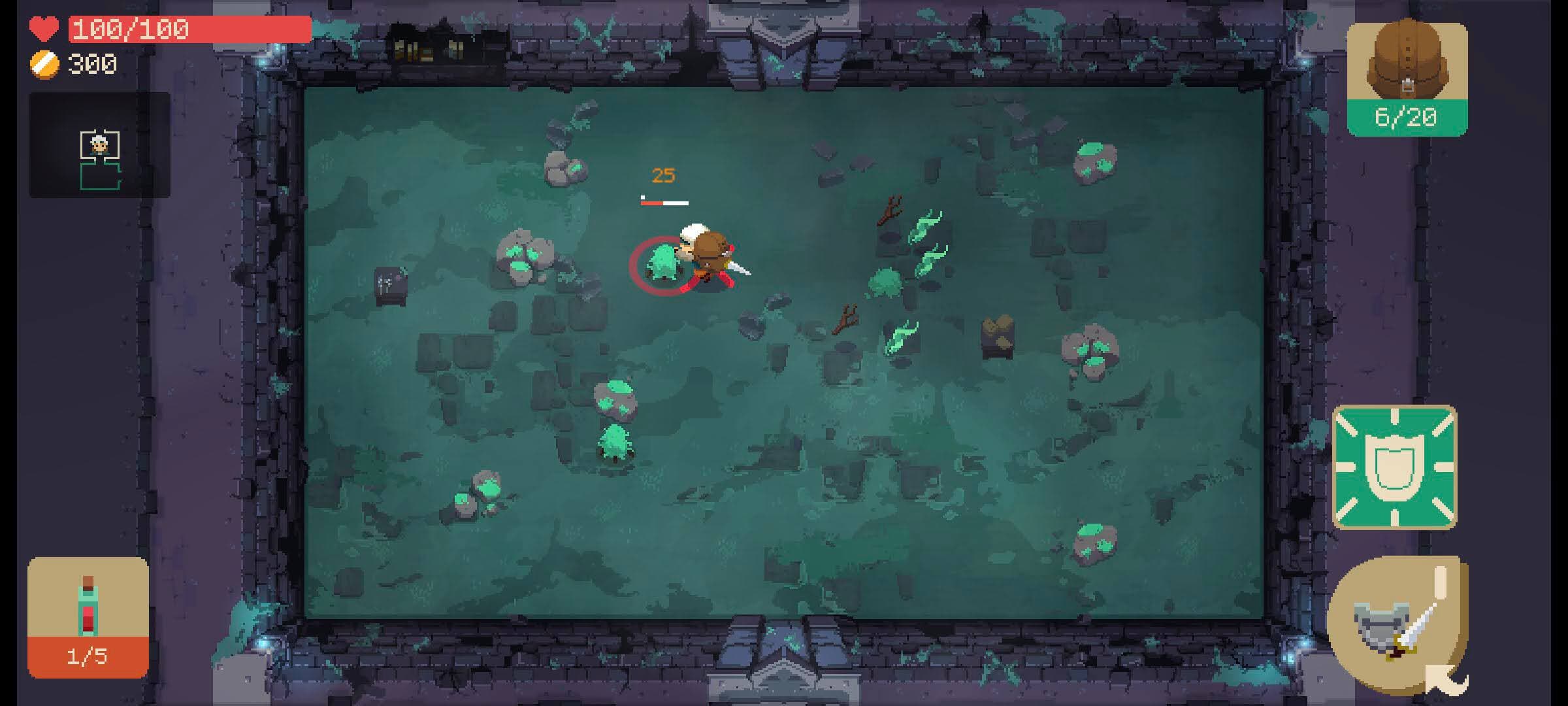 Le jeu mobile Moonlighter.