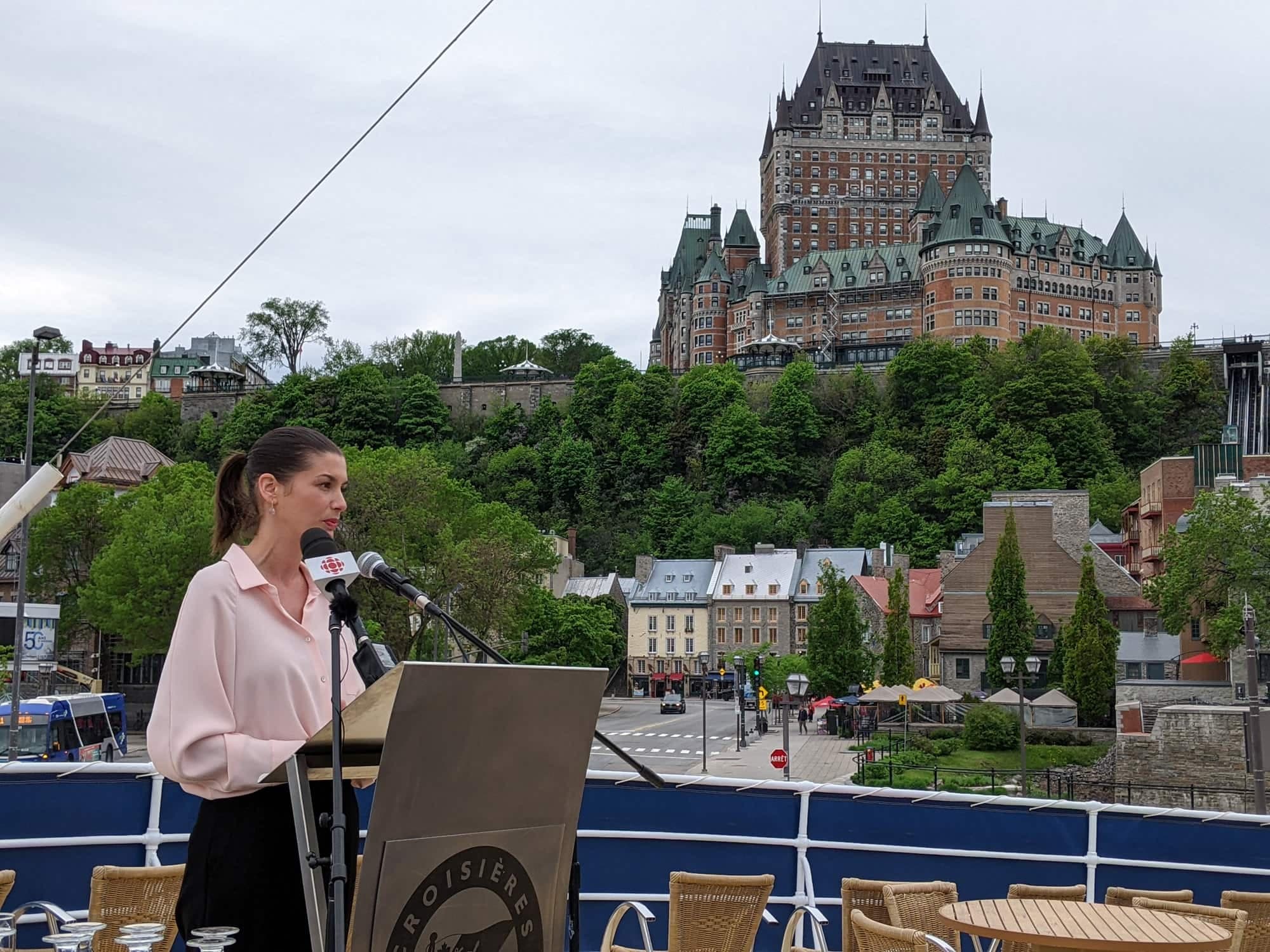 La ministre responsable de la Capitale-Nationale, Geneviève Guilbault
