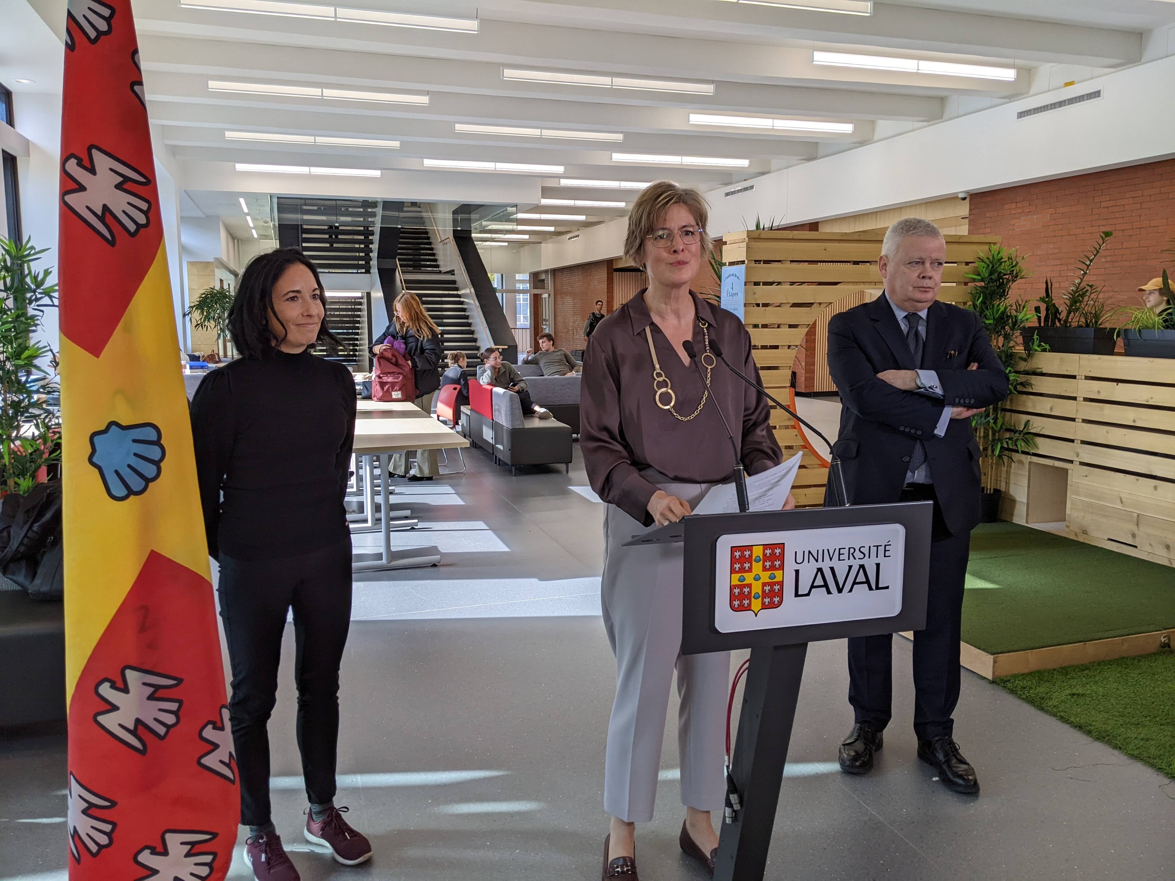 La rectrice Sophie D’Amours