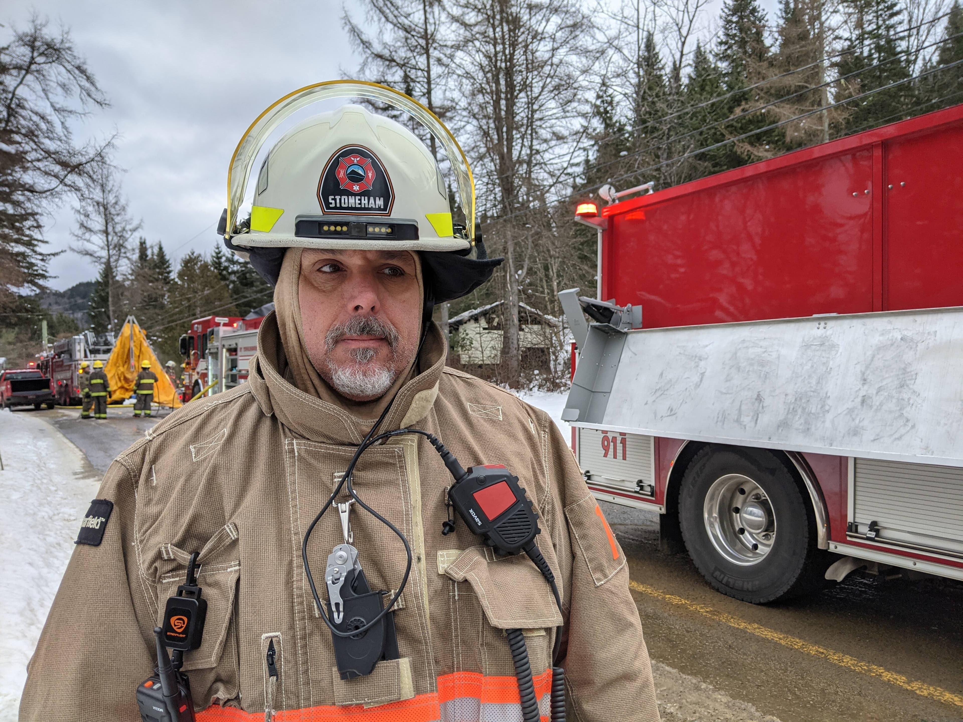 Guy Poulin, directeur des incendies de la municipalité de Stoneham-et-Tewkesbury.