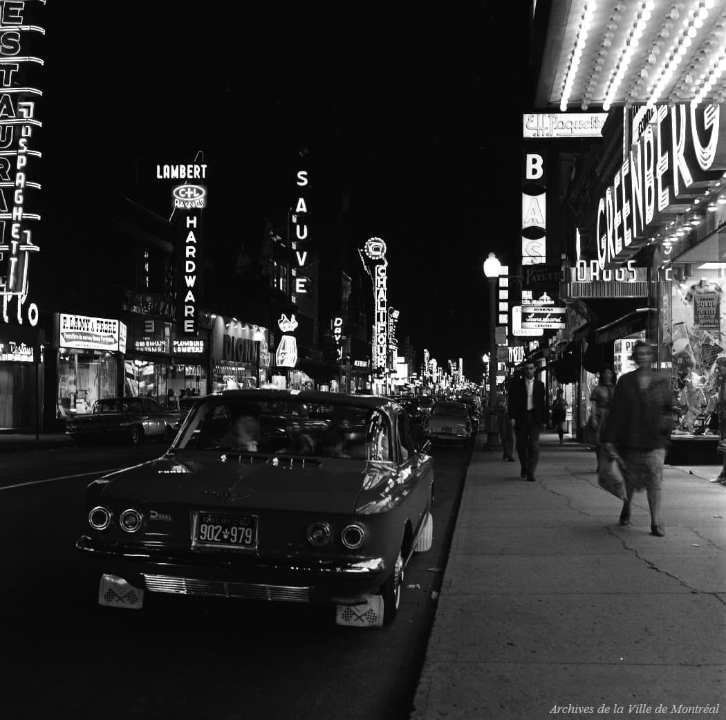 La Plaza Saint-Hubert en 1961