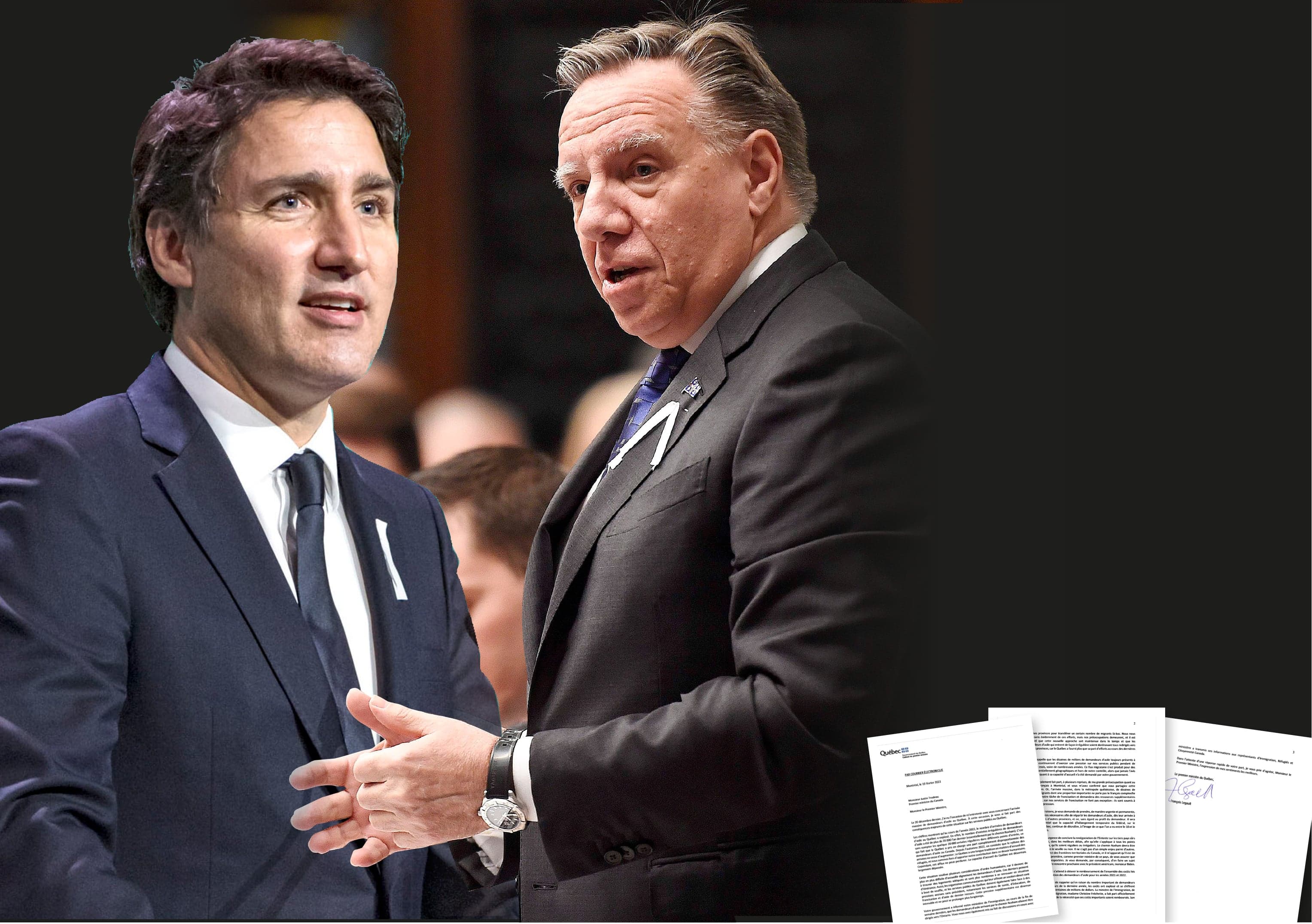 Le premier ministre canadien, Justin Trudeau, recevra le président américain Joe Biden, en mars. François Legault tient à ce que le chemin Roxham fasse l’objet des discussions.