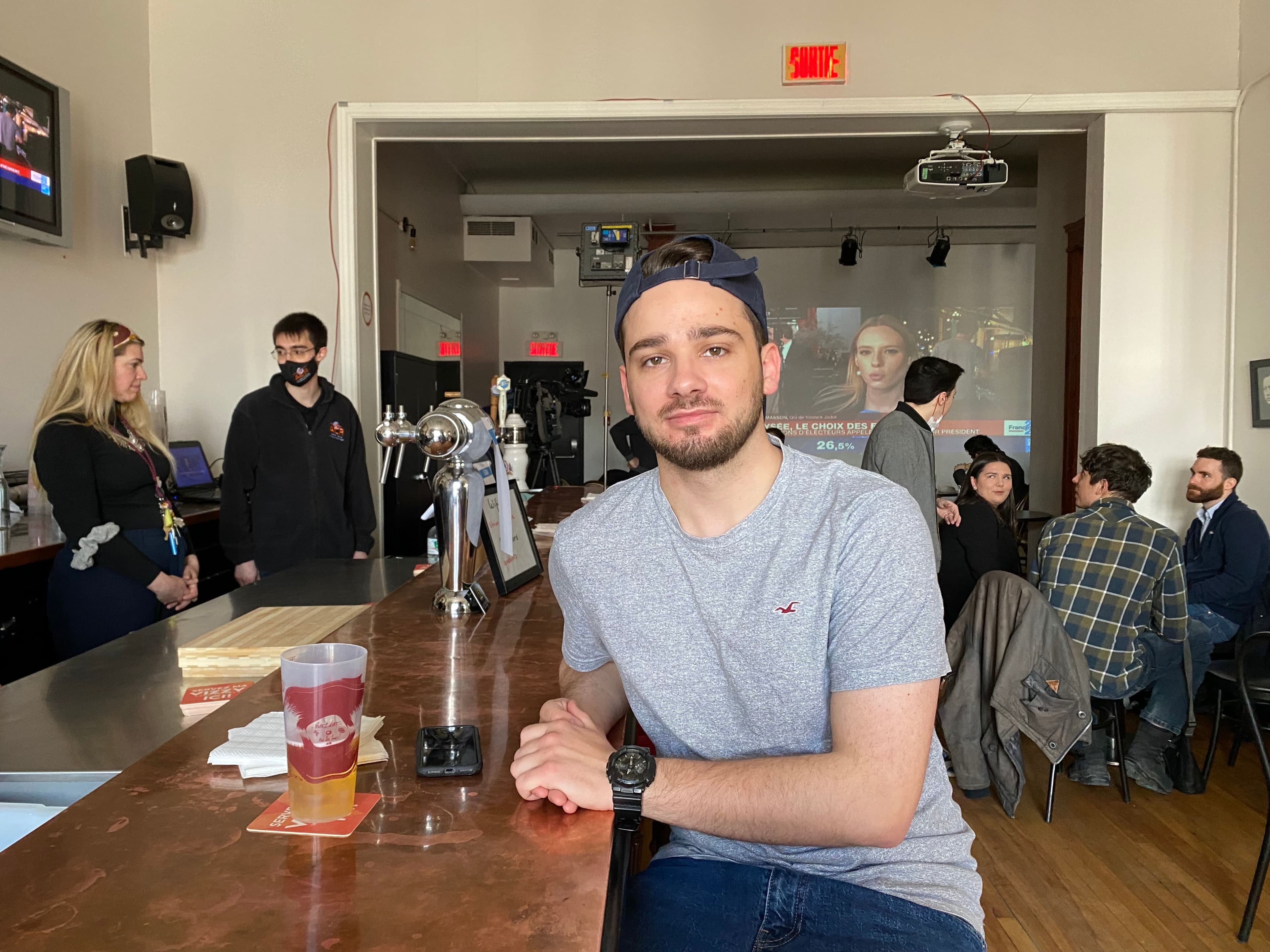 Quentin Del Papa, électeur français de 28 ans établi au Québec