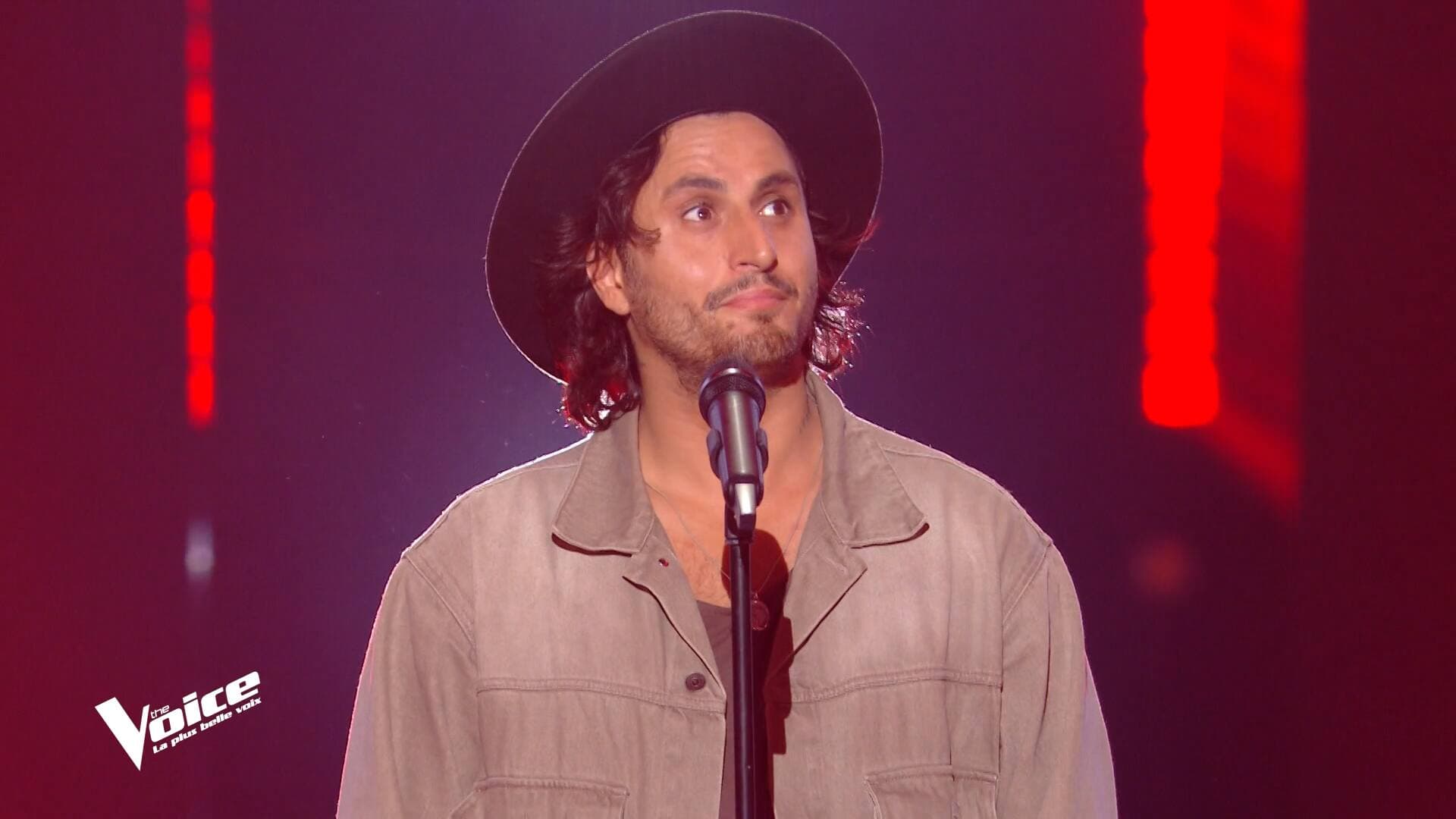 Rick Pagano sur le plateau de «The Voice: la plus belle voix», en France.