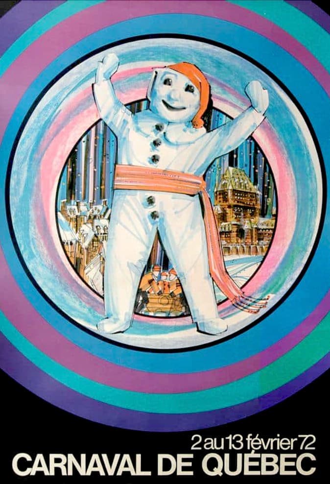 Affiche officielle du Carnaval de Québec de 1972.