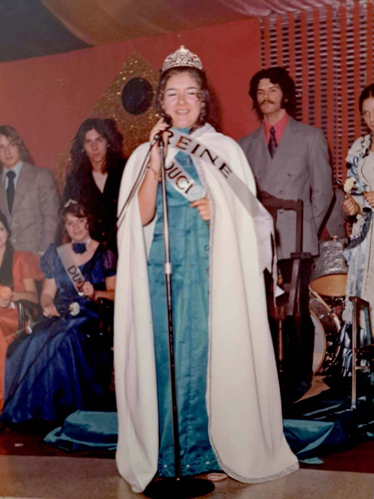 Discours de remerciement de Christine Jacques, reine du Carnaval de Varennes de 1973.