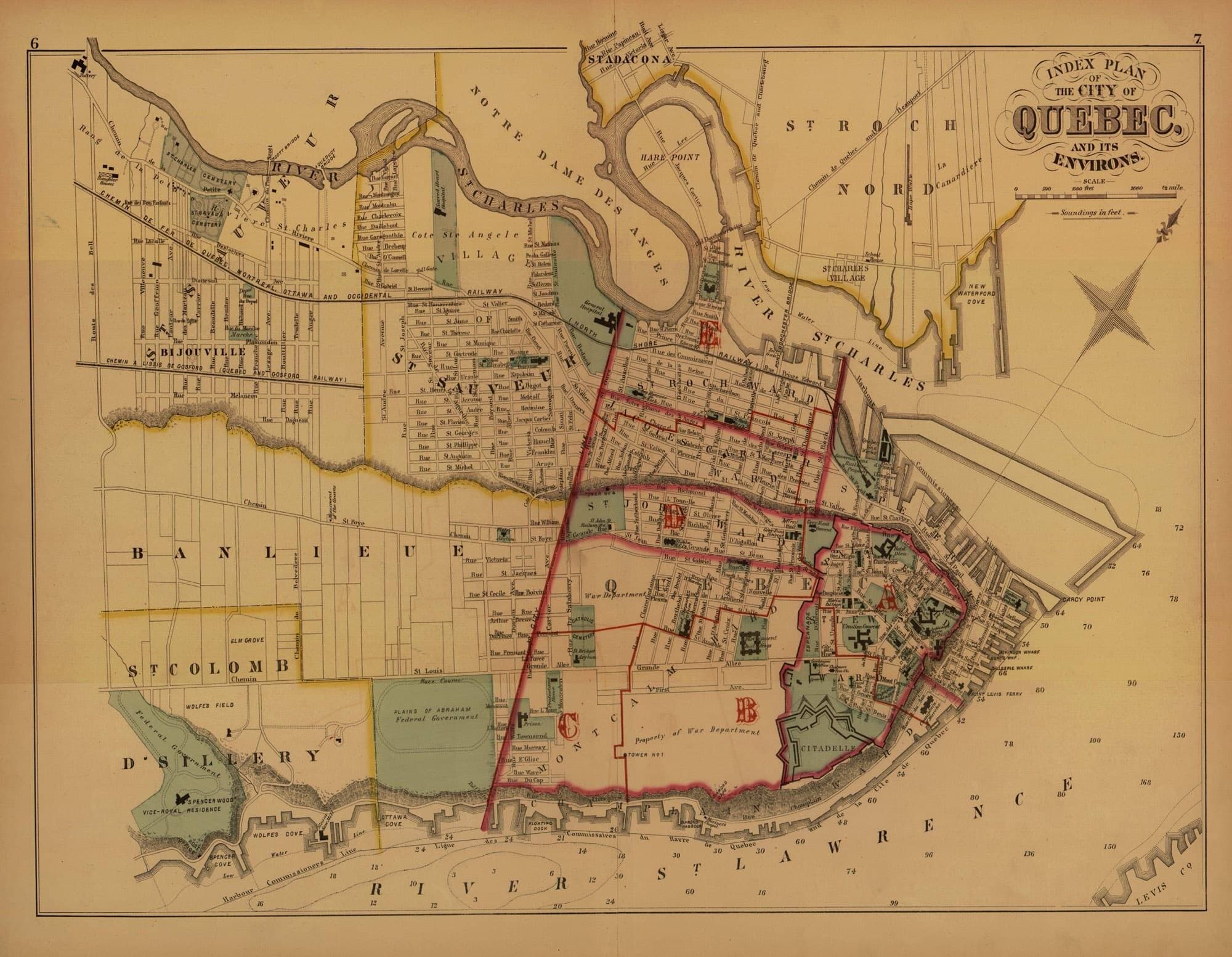 Le premier manège militaire, construit en bois, est si modeste qu’il ne figure pas sur cette carte de 1879.