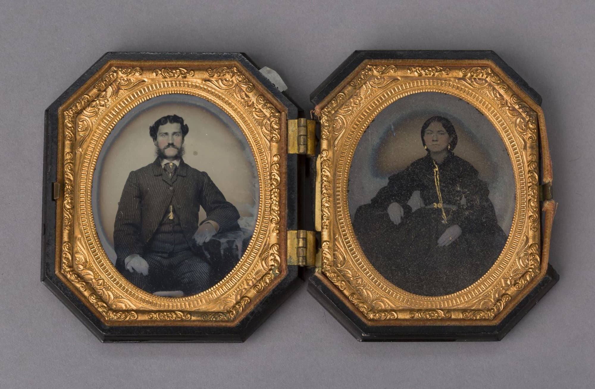 Daguerréotypes, vers 1839.