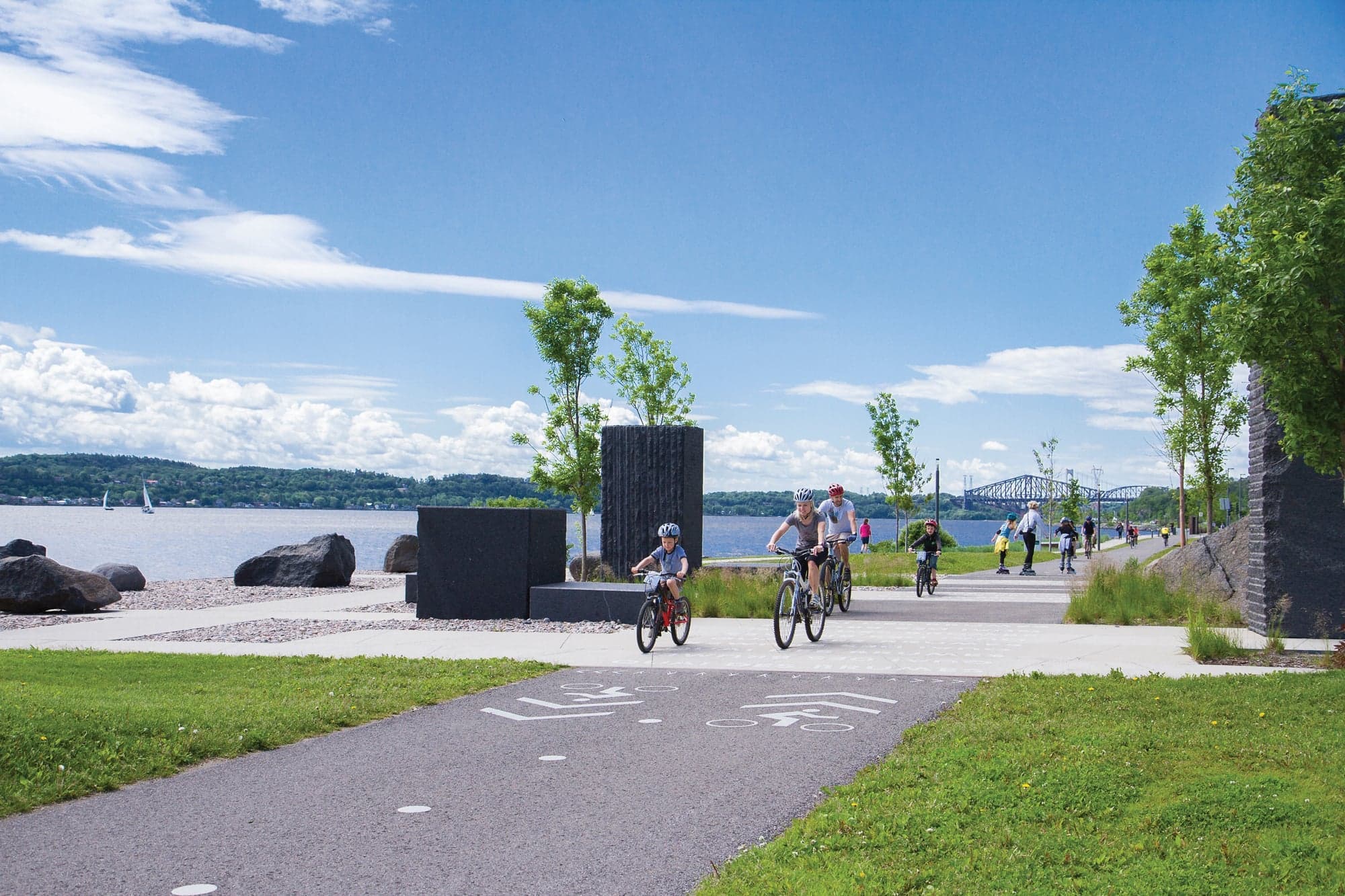 La station de la Plage, dans la phase 3 de la promenade Samuel-De Champlain, à Québec