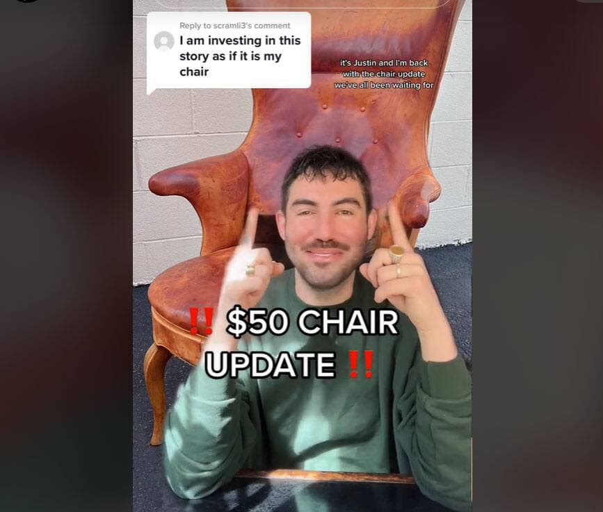 capture d'écran tiré du compte TikTok @miztermiller