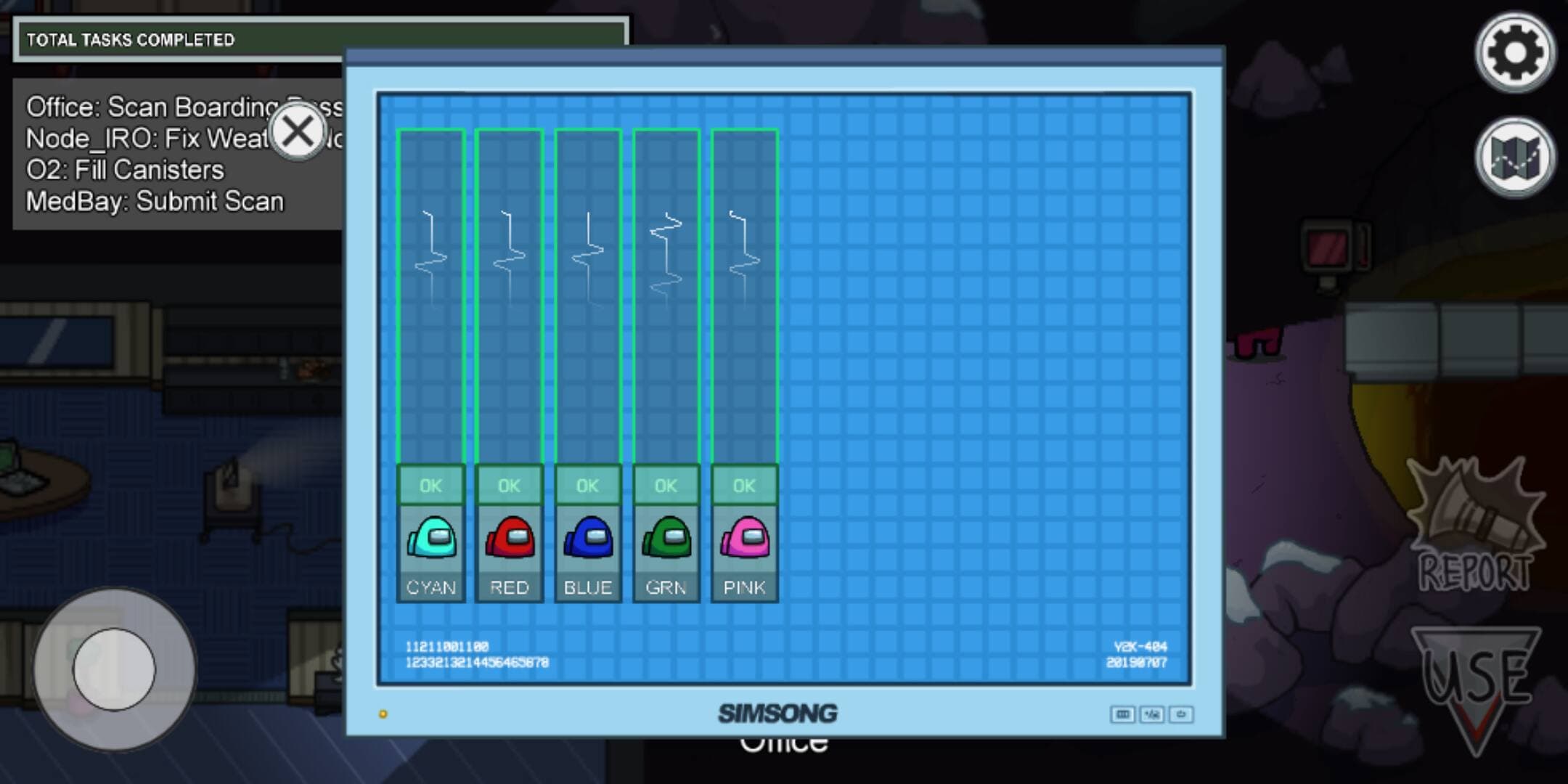 Capture d’écran Among Us