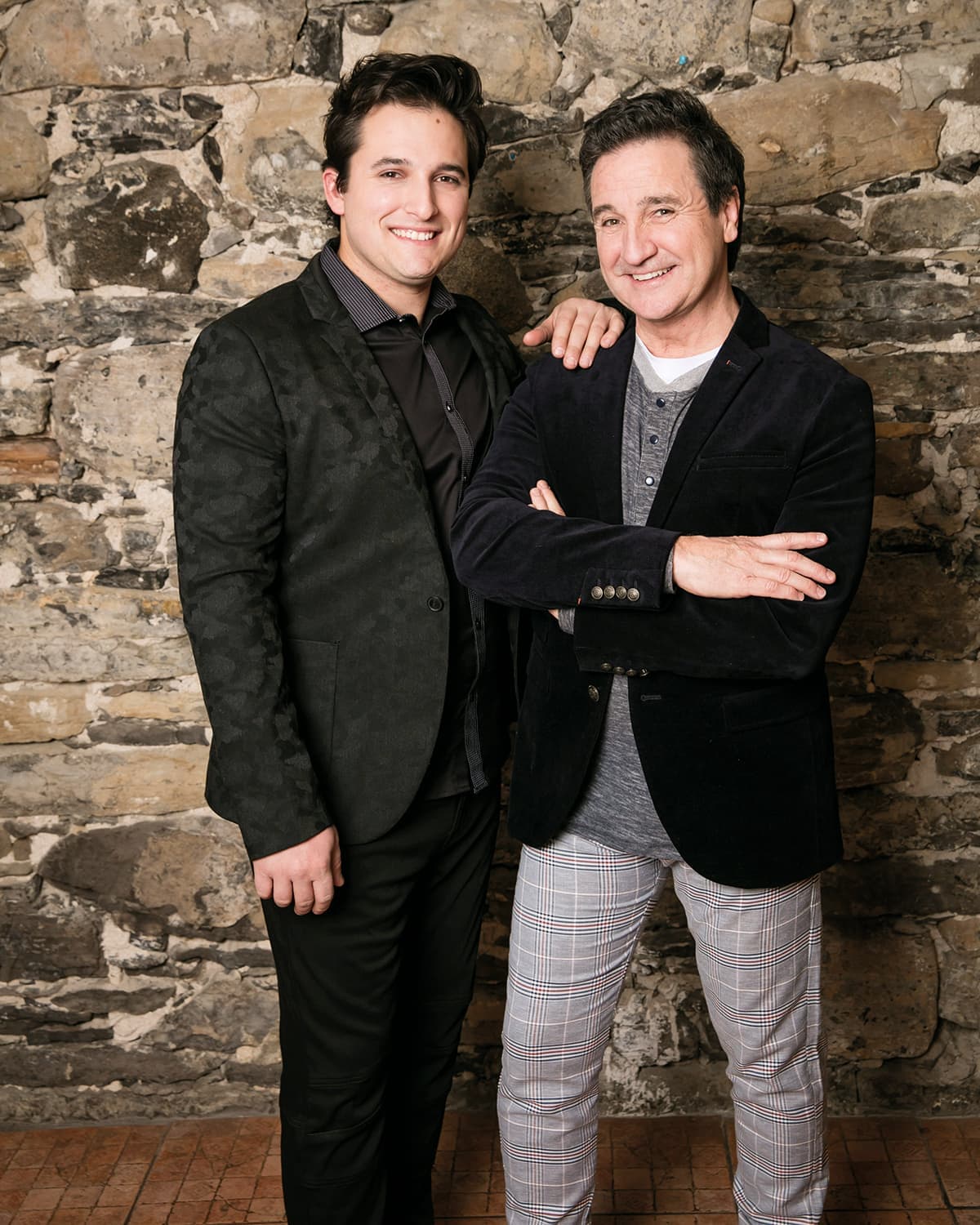 René et son fils, Olivier.