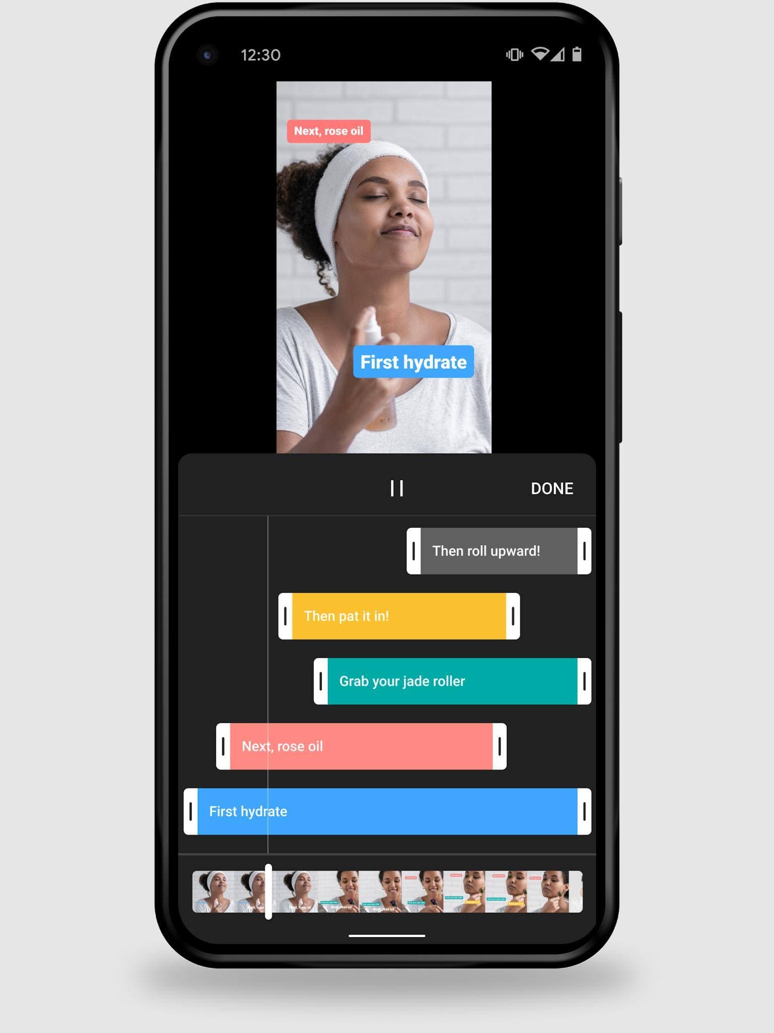 Édition d'une vidéo Shorts
