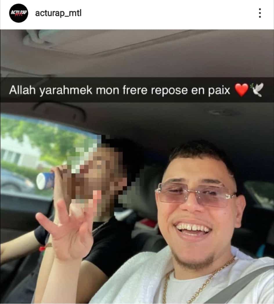 La victime, Hani Ouahdi (Instagram).