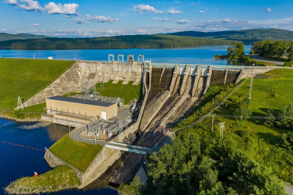 Une des 13 centrales hydroélectriques de Nouvelle-Angleterre acquises en octobre 2022 par Hydro-Québec.