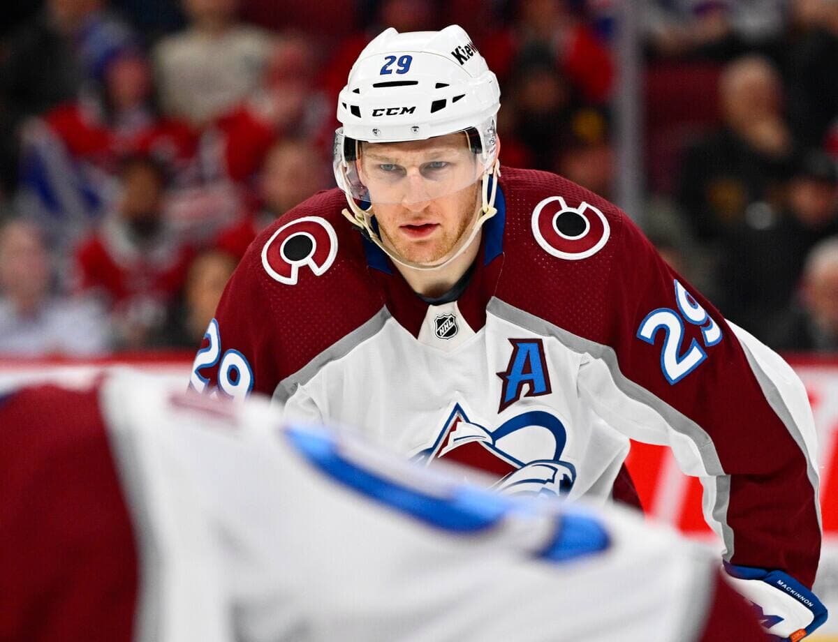 Nathan MacKinnon sera de retour au Centre Bell, samedi, pour y affronter le Canadien.
