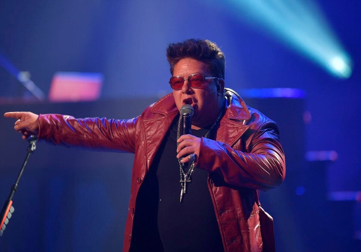 Éric Lapointe en spectacle au Théâtre Capitole, à Québec, en septembre 2023.