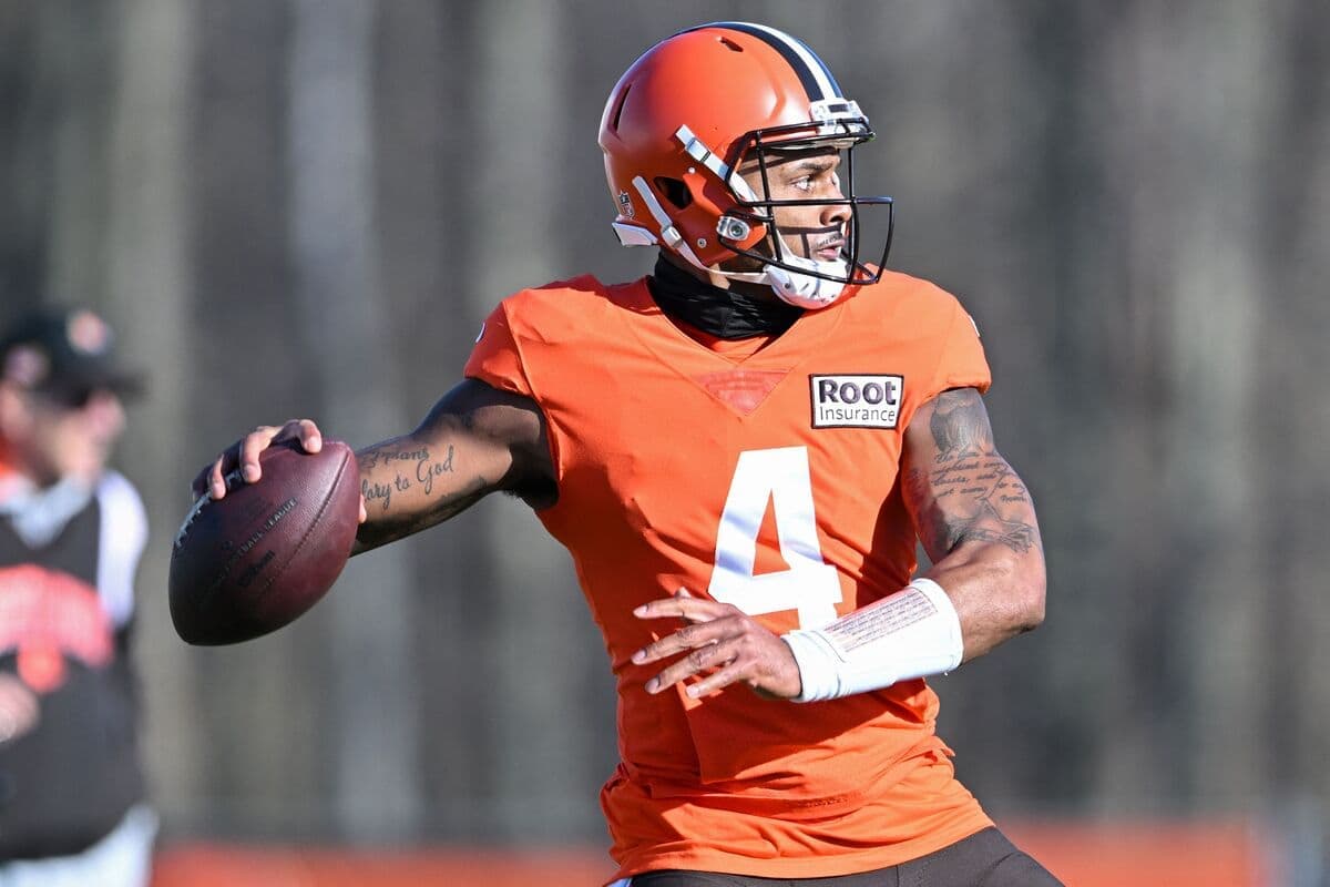 Deshaun Watson a repris l’entraînement récemment avec les Browns et s’apprête à disputer un premier match avec sa nouvelle équipe.
