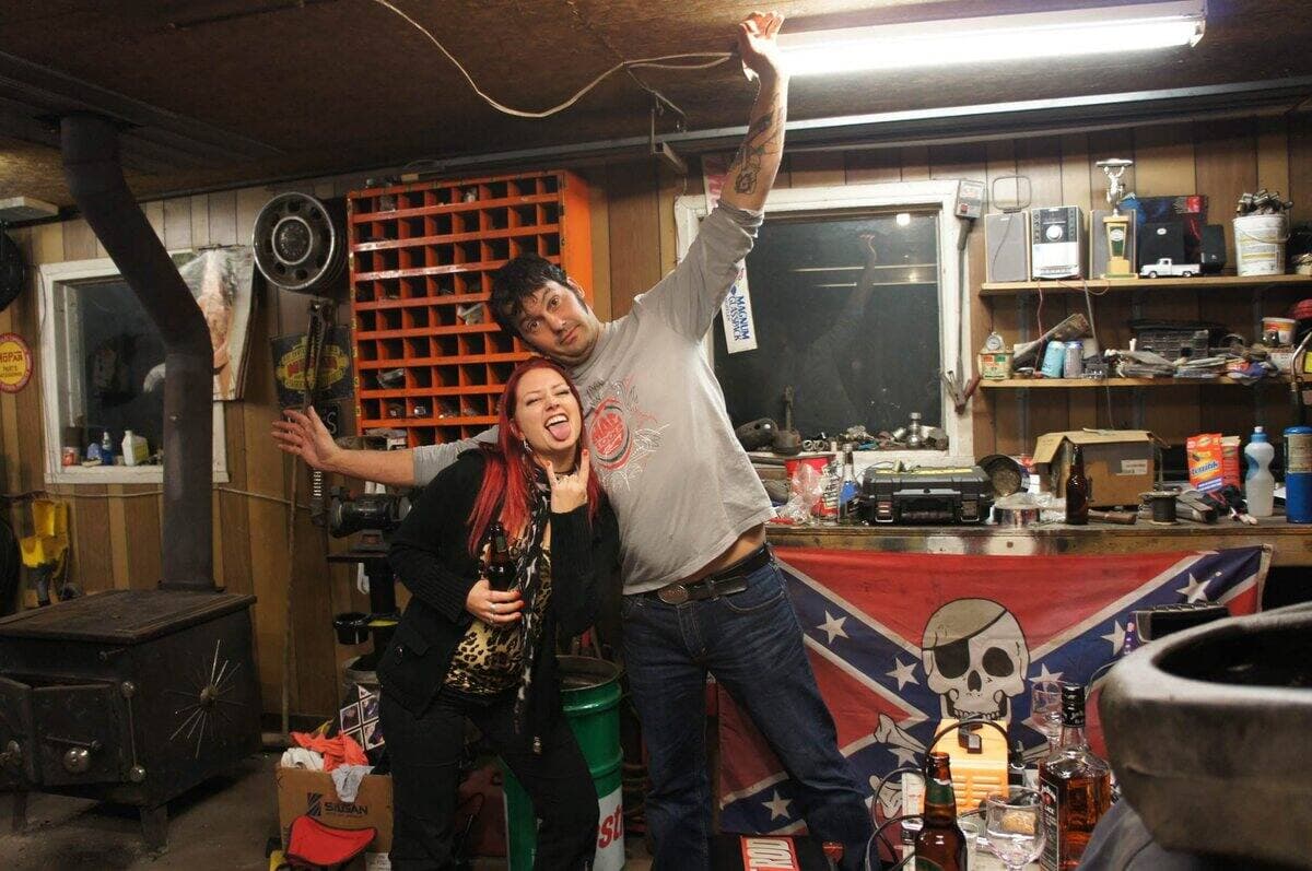 Bernard Barrette et son amie Gabrielle Girard