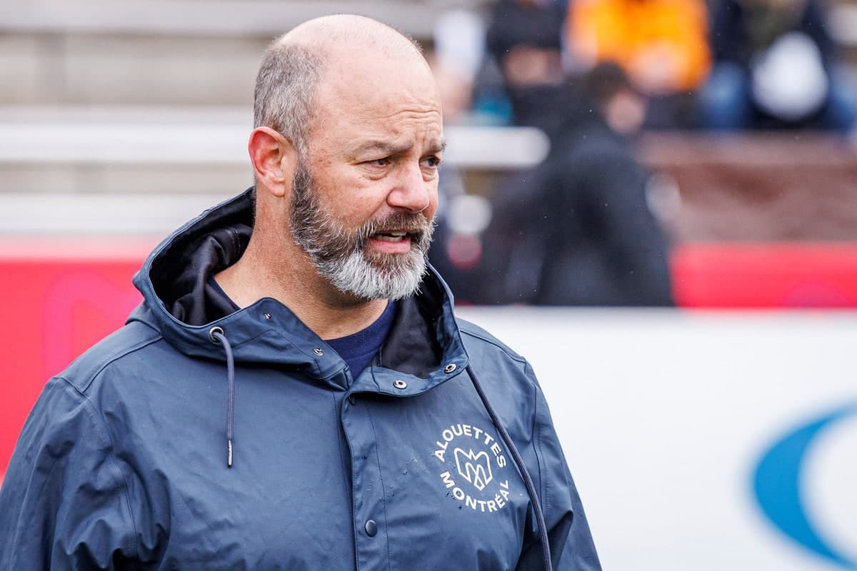 Noel Thorpe, coordonnateur défensif chez les Alouettes.