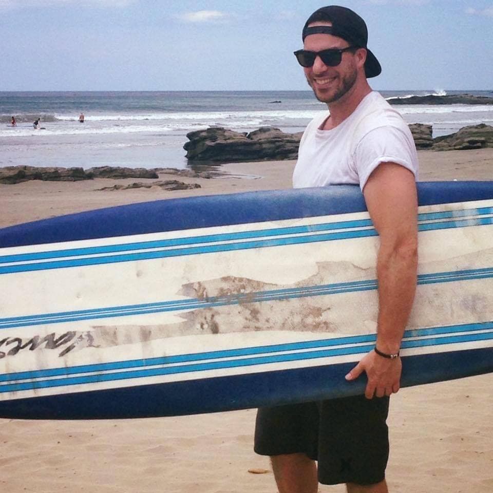 Amateur de surf, Alexis Henripin a fait son premier voyage au Nicaragua.