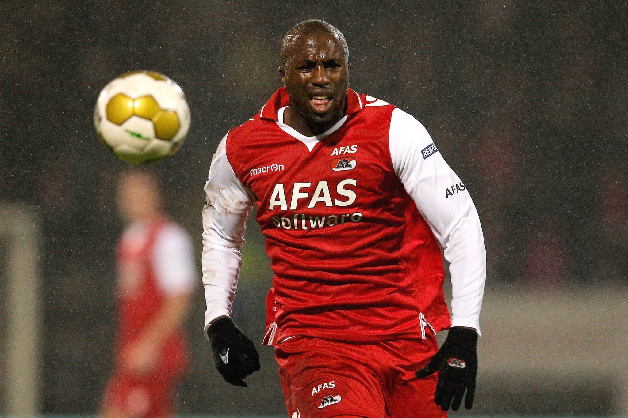 Jozy Altidore dans l'uniforme du AZ Alkmaar en Eredivisie (1ère division néerlandaise).