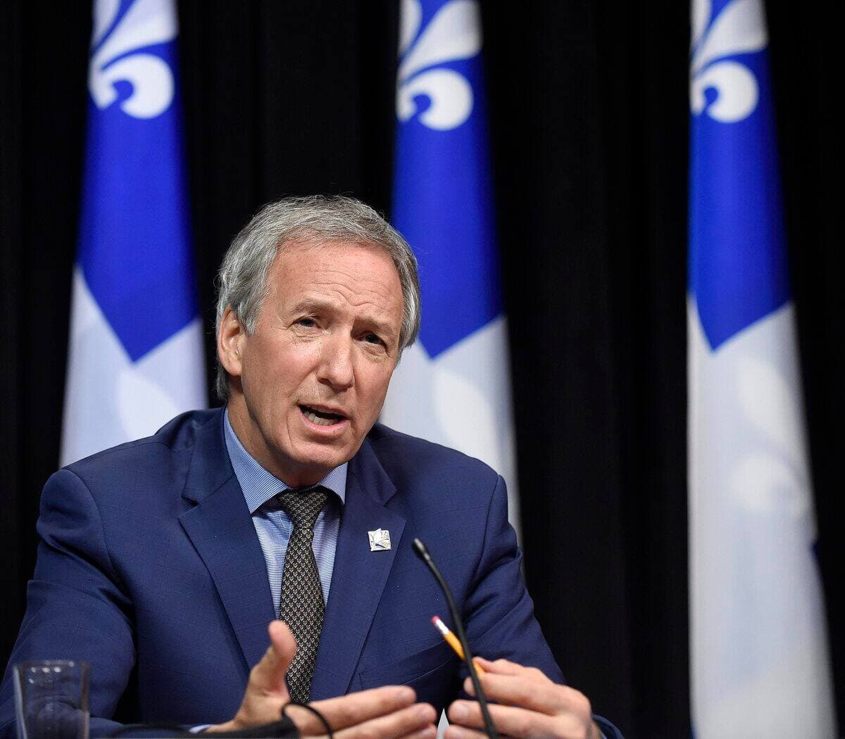 Le ministre de l’Agriculture, des Pêcheries et de l’Alimentation (MAPAQ), André Lamontagne