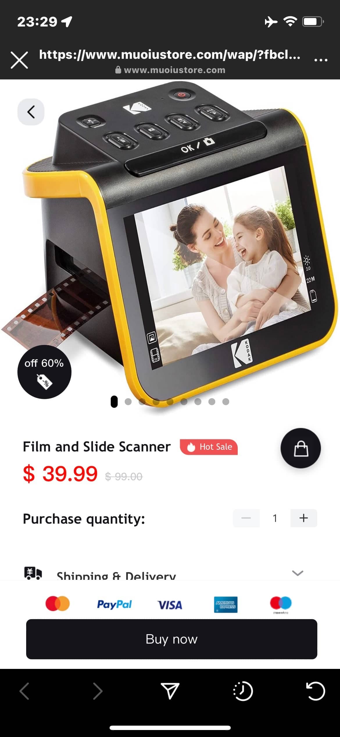 Véritable produit. Mais fausse annonce.