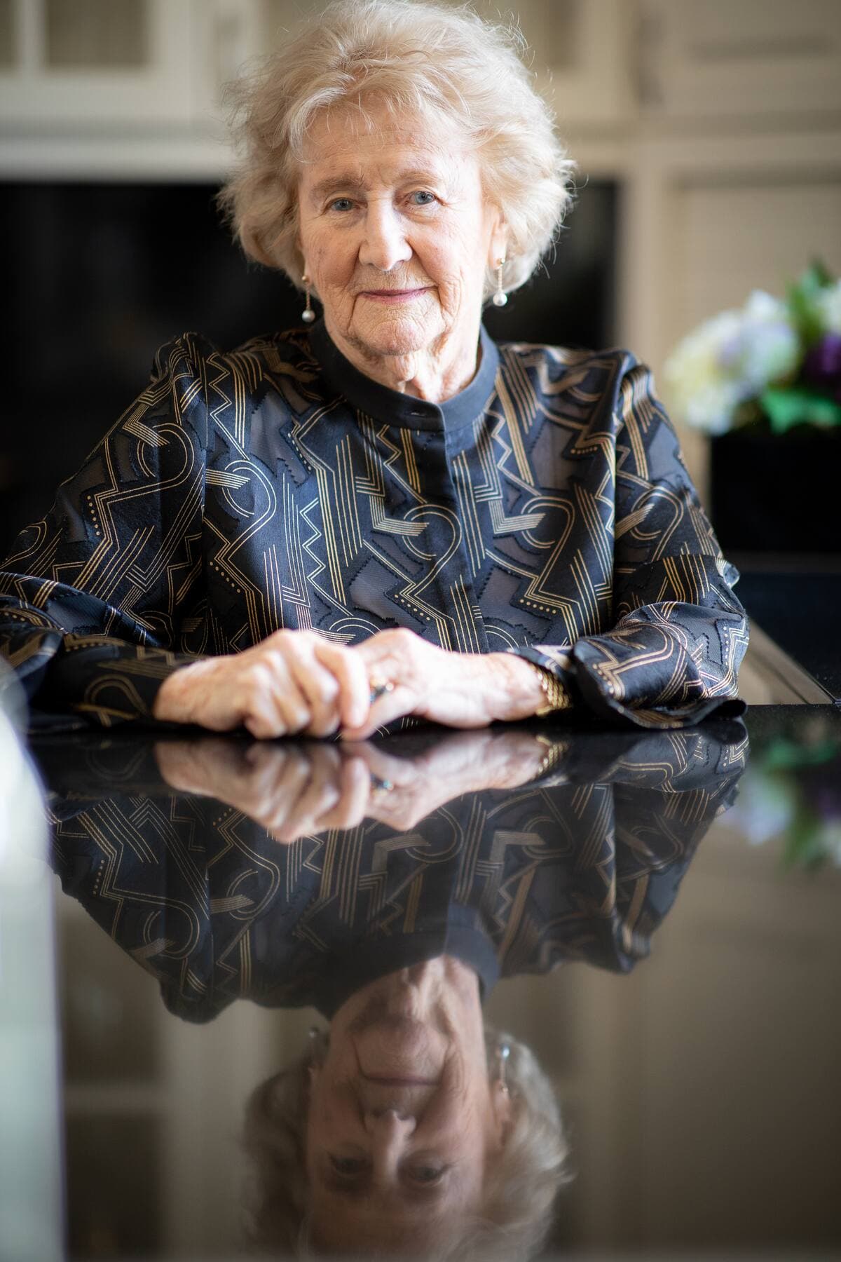 Antonine Maillet, photographiée en 2020 à Montréal.