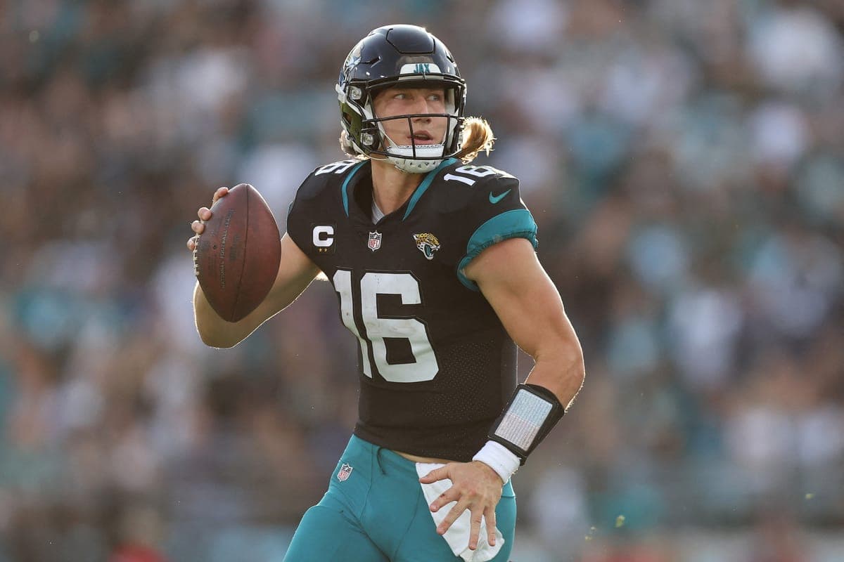 Trevor Lawrence, quart-arrière des Jaguars.