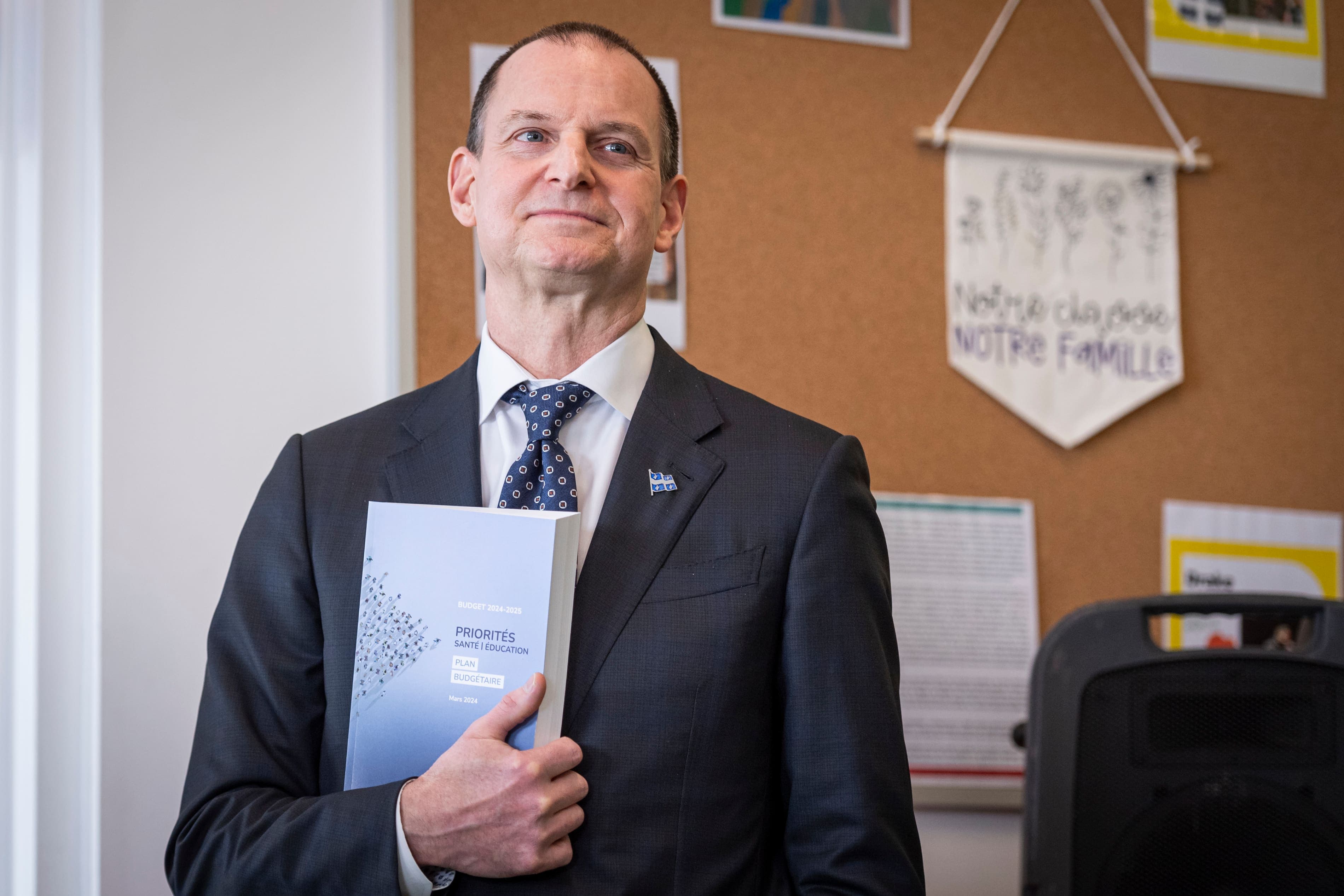 Le ministre des Finances, Eric Girard