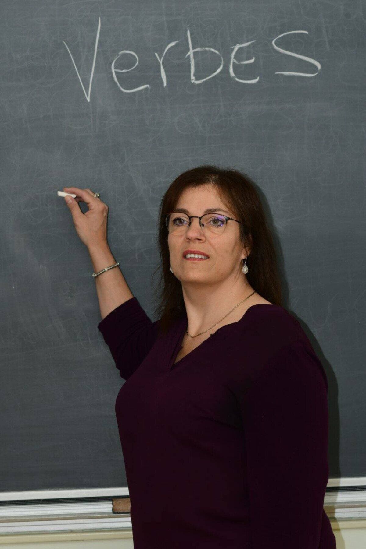 Annie Bernard, prof de cégep en français qui enseigne dans une école secondaire de Québec cette année comme enseignante non qualifiée.